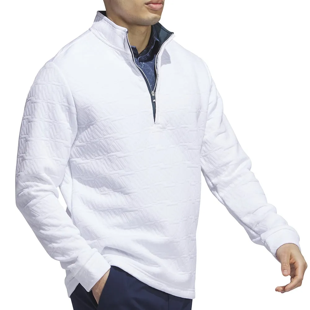 adidas DWR 1/4 Zip Pullover - White