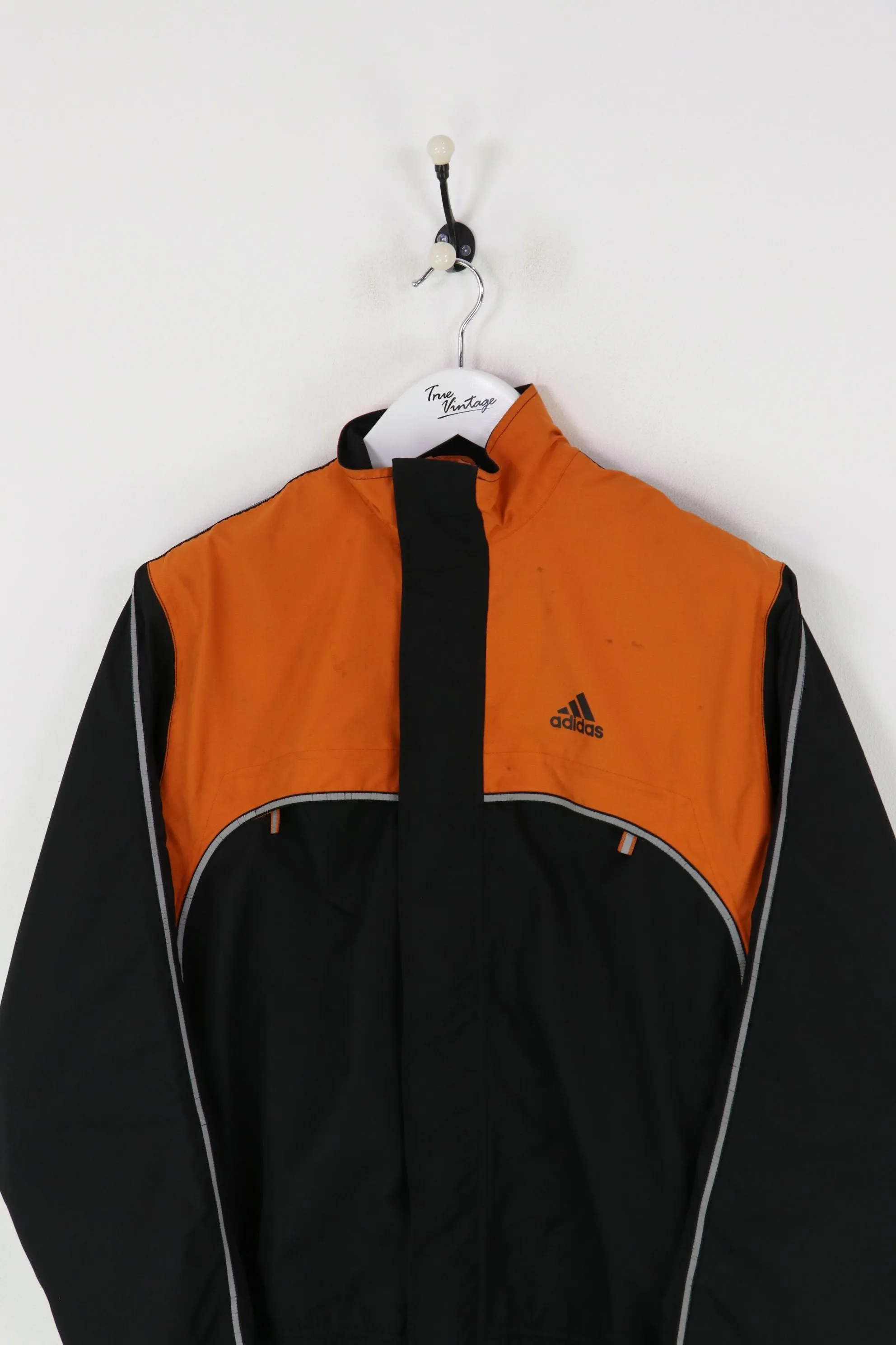 Adidas Jacket Orange/Black Small