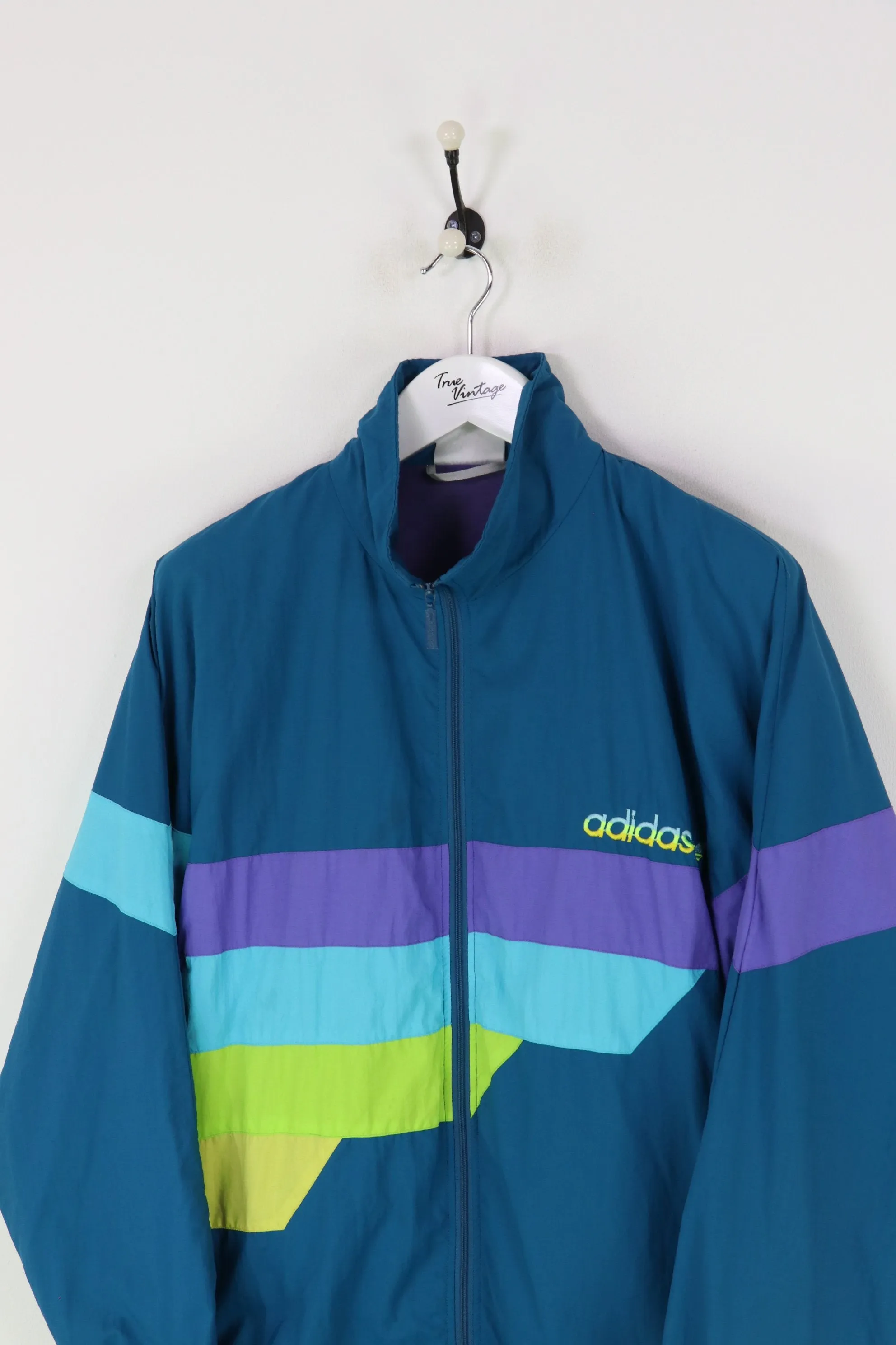 Adidas Shell Suit Jacket Blue/Purple XL