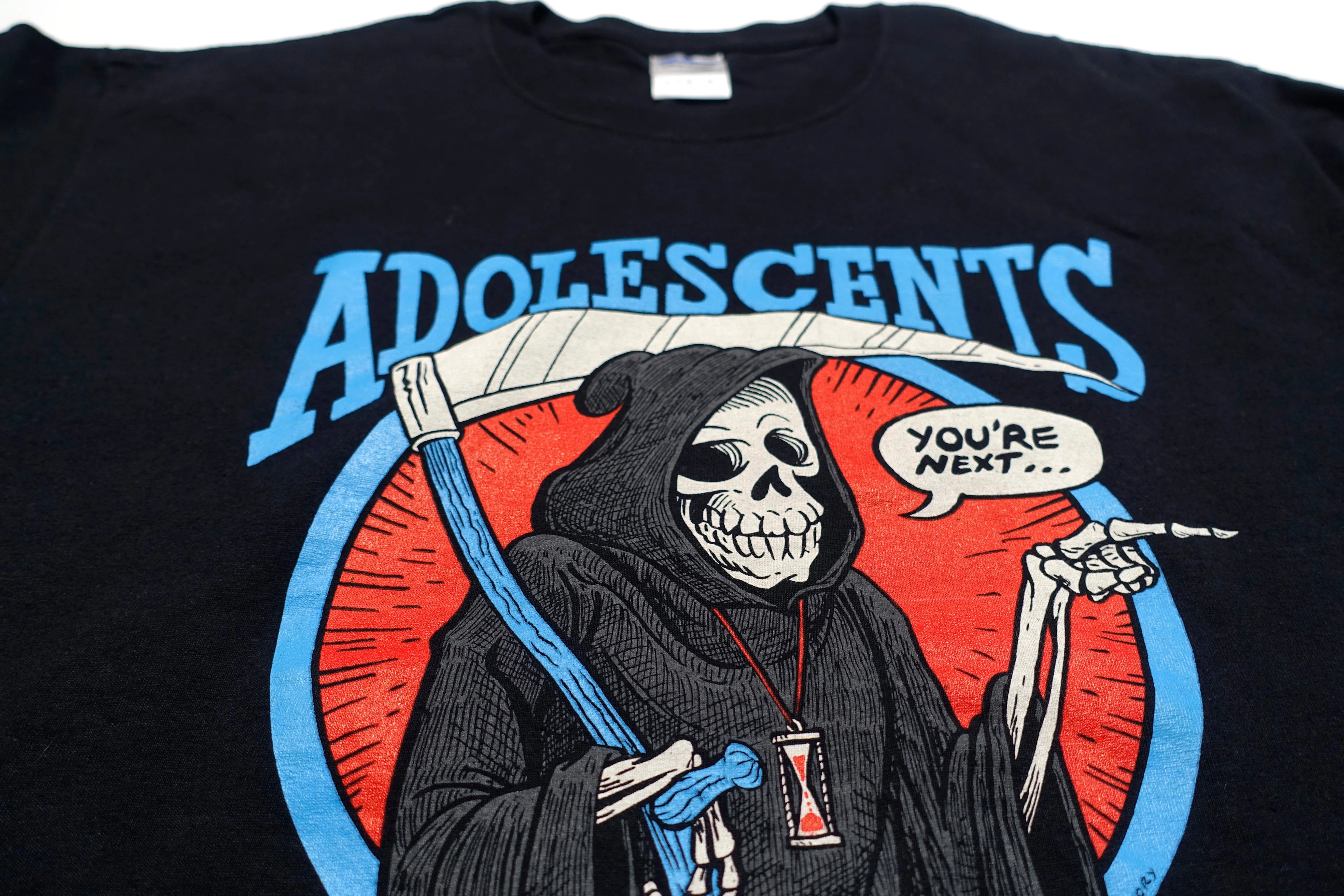 Adolescents - You're Next Tour Shirt Size Large