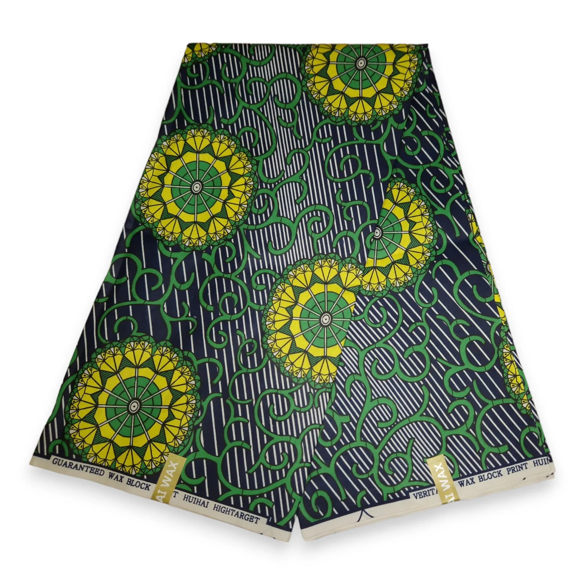 African print fabric - Green Dreamcatcher - Polycotton