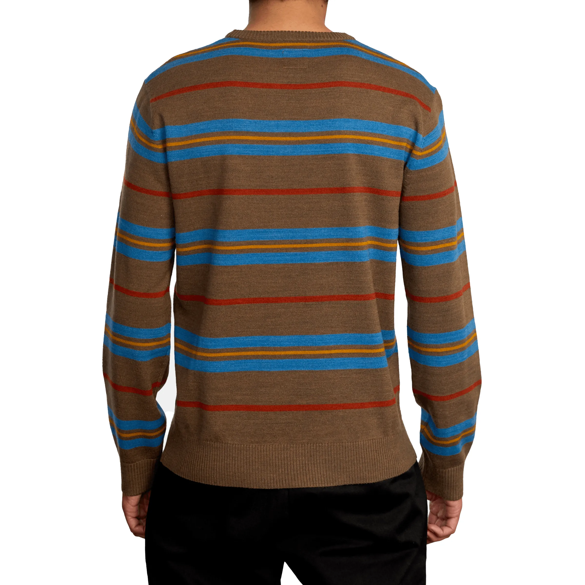 ALEX STRIPE CREW SWEATER