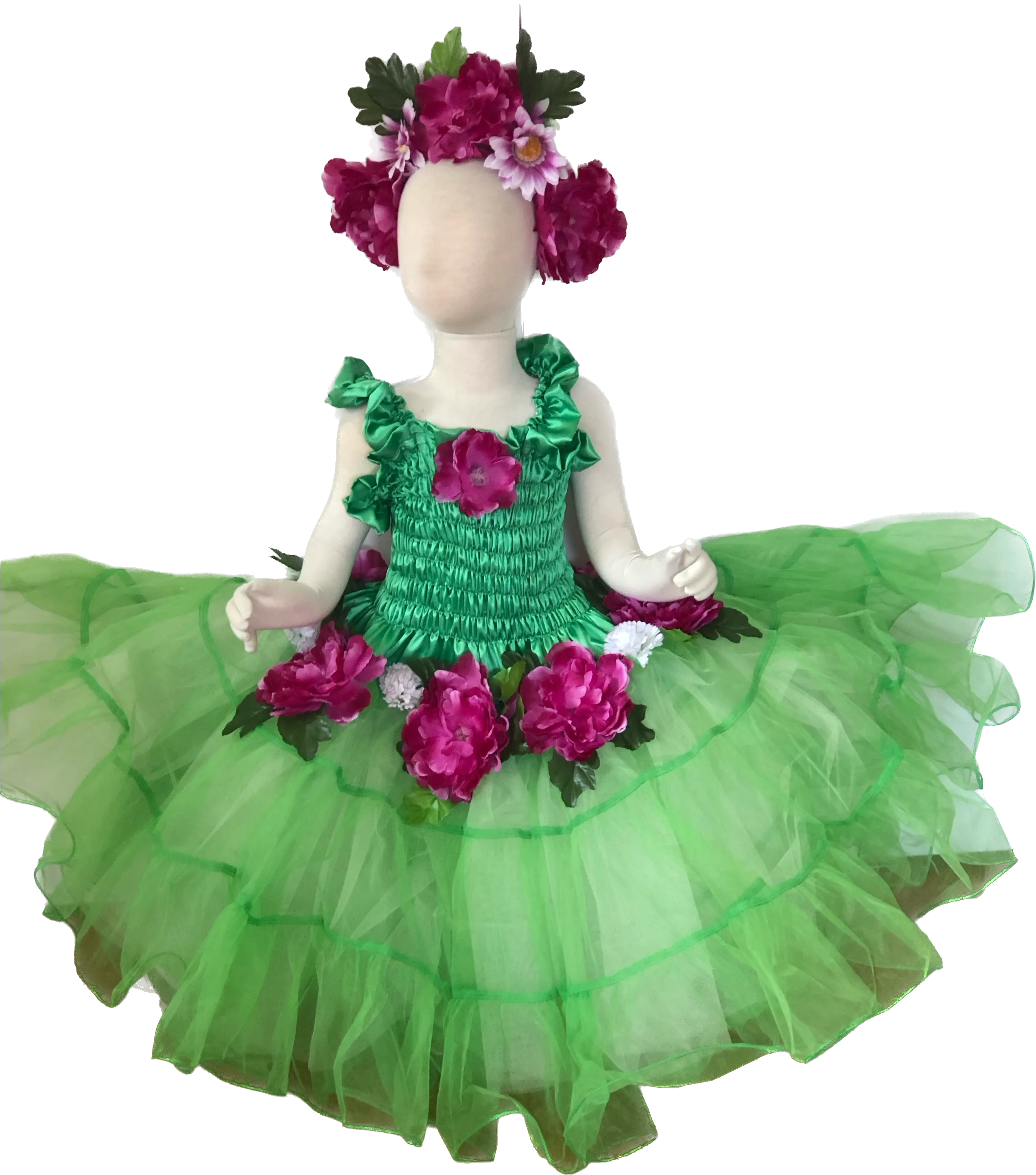 Aloha  Green Princess Fairy Dress