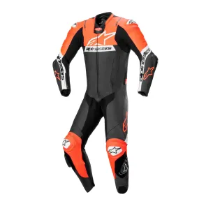 Alpinestars Missile V2 Ward 1 Pc Leather Suit Black/R/Fluo White