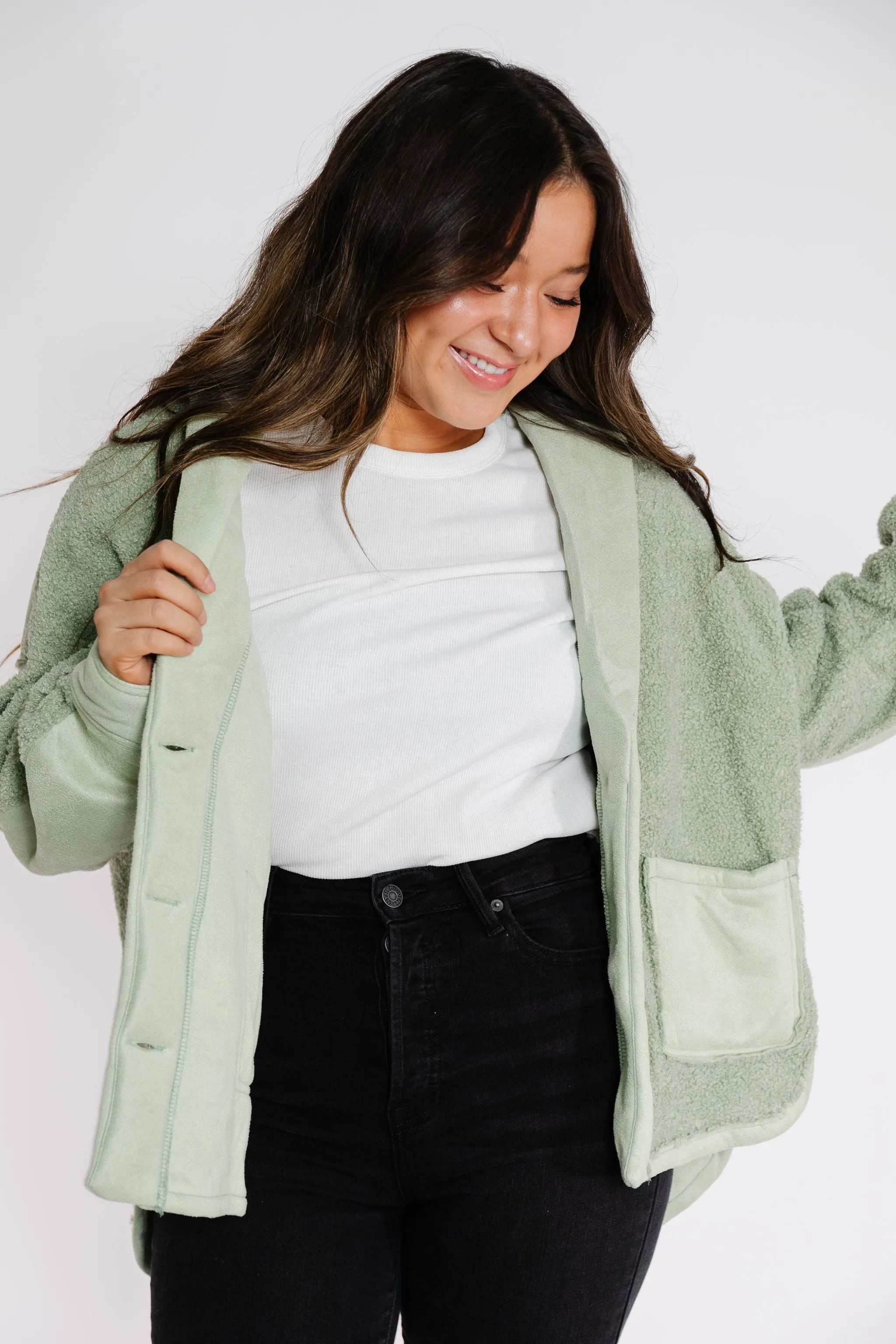 Ashe Jacket in Light Green