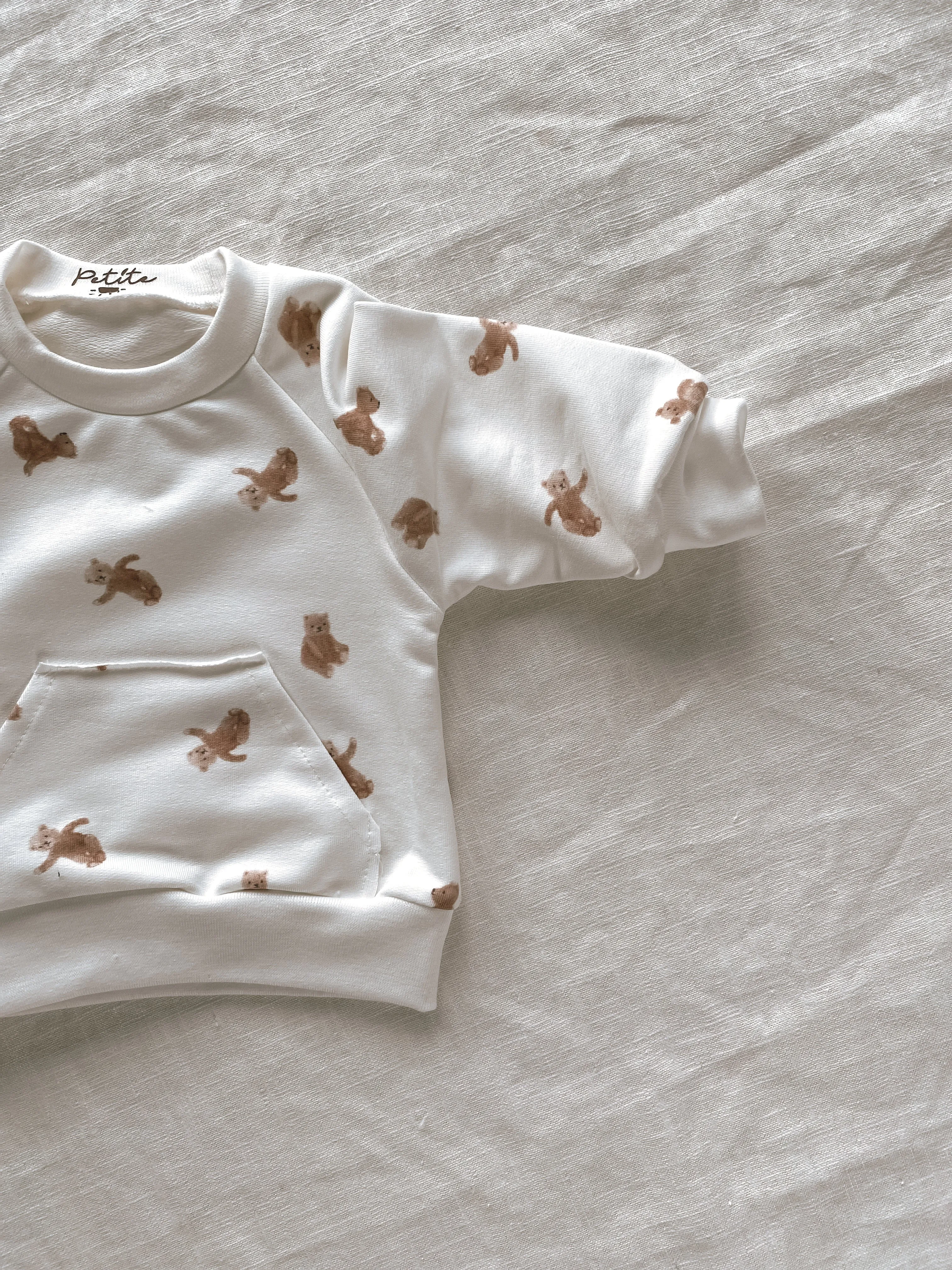 Baby cotton sweatshirt / teddybear