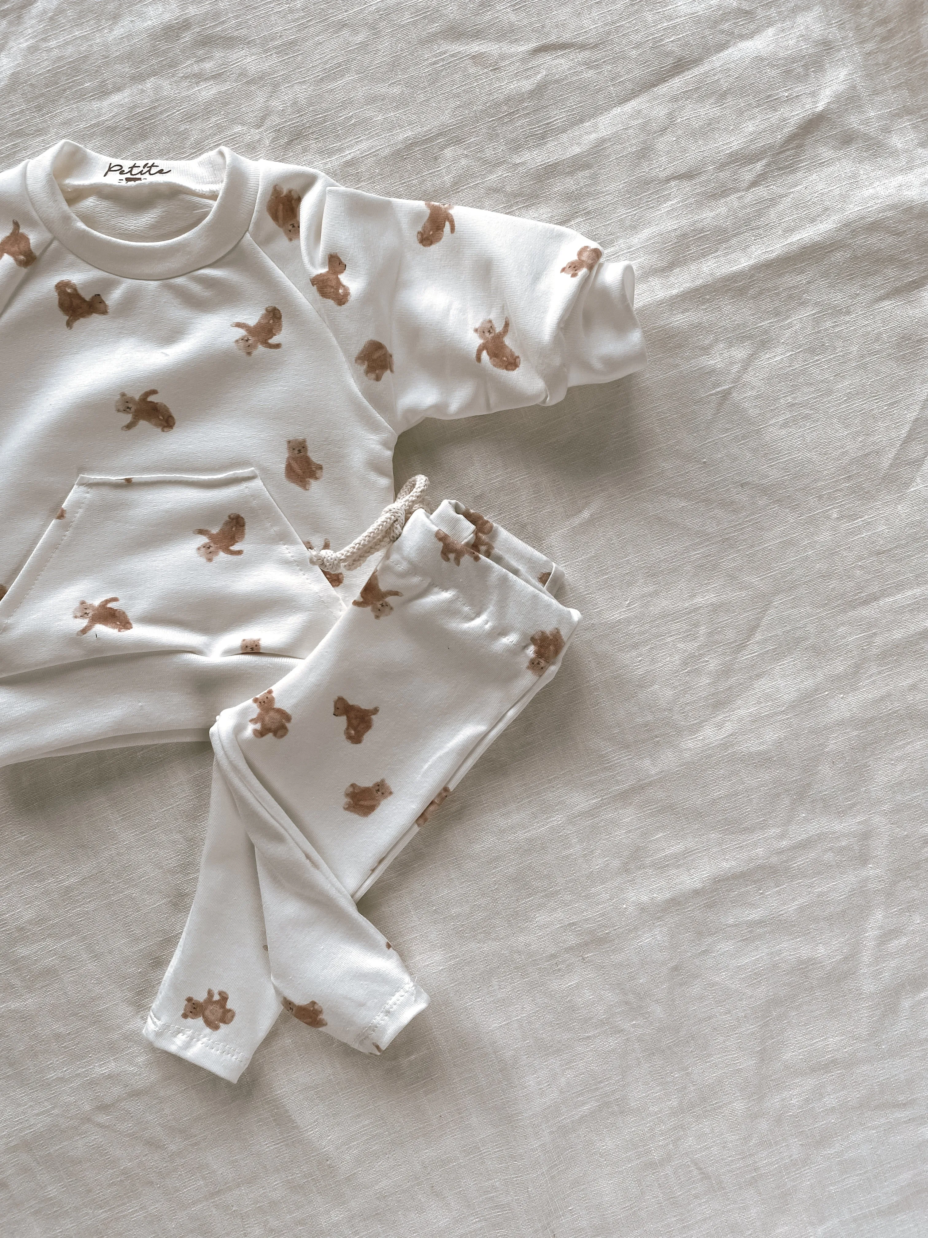 Baby cotton sweatshirt / teddybear