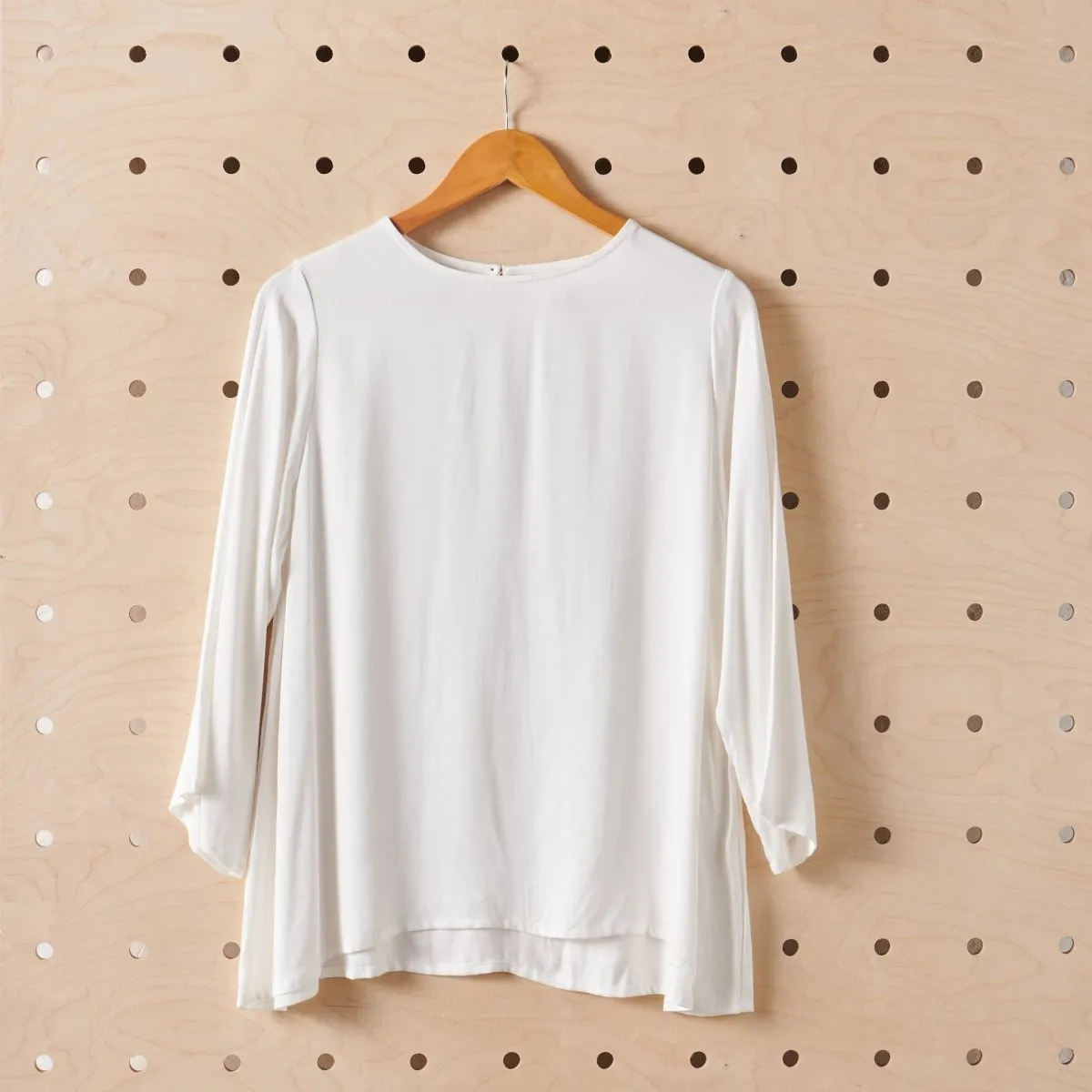 Bamboo Long Sleeve T-Shirt - White