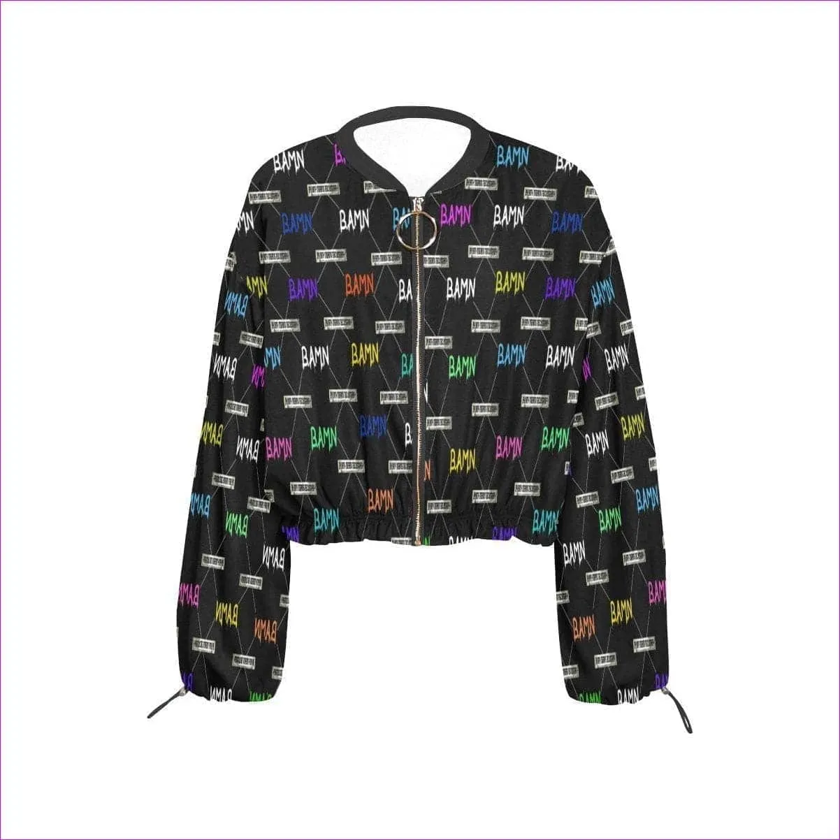 B.A.M.N - By Any Means Necessary in Color Chiffon Cropped Jacket