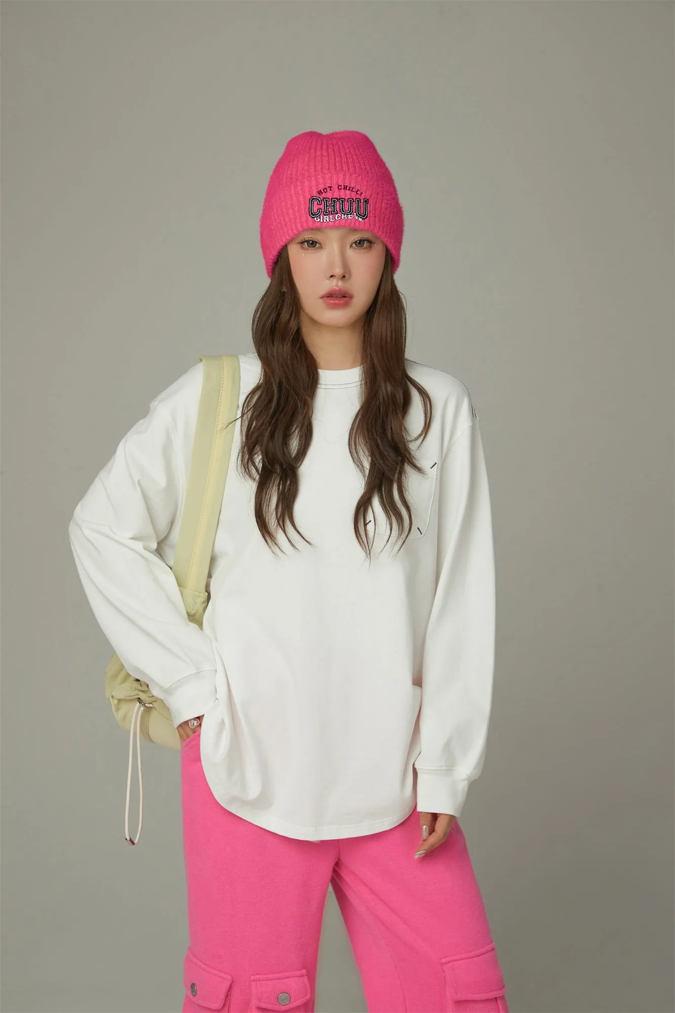 Basic Boxy Long Sleeve T-Shirt