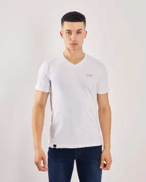 Basic Oakley V Neck Tee Optic White