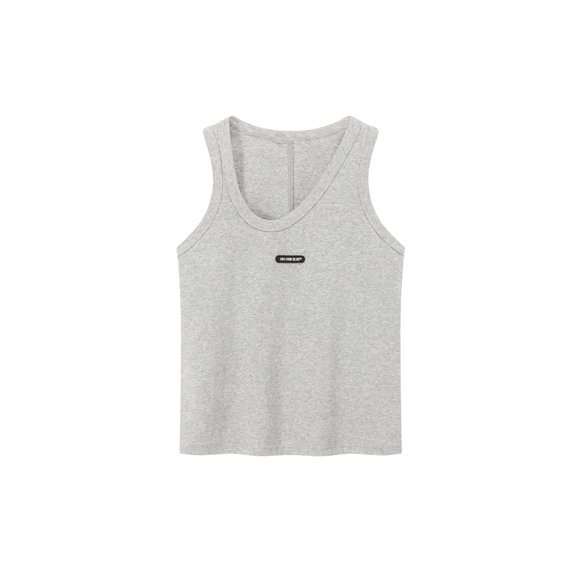 Basic Simple Sleeveless T-Shirt