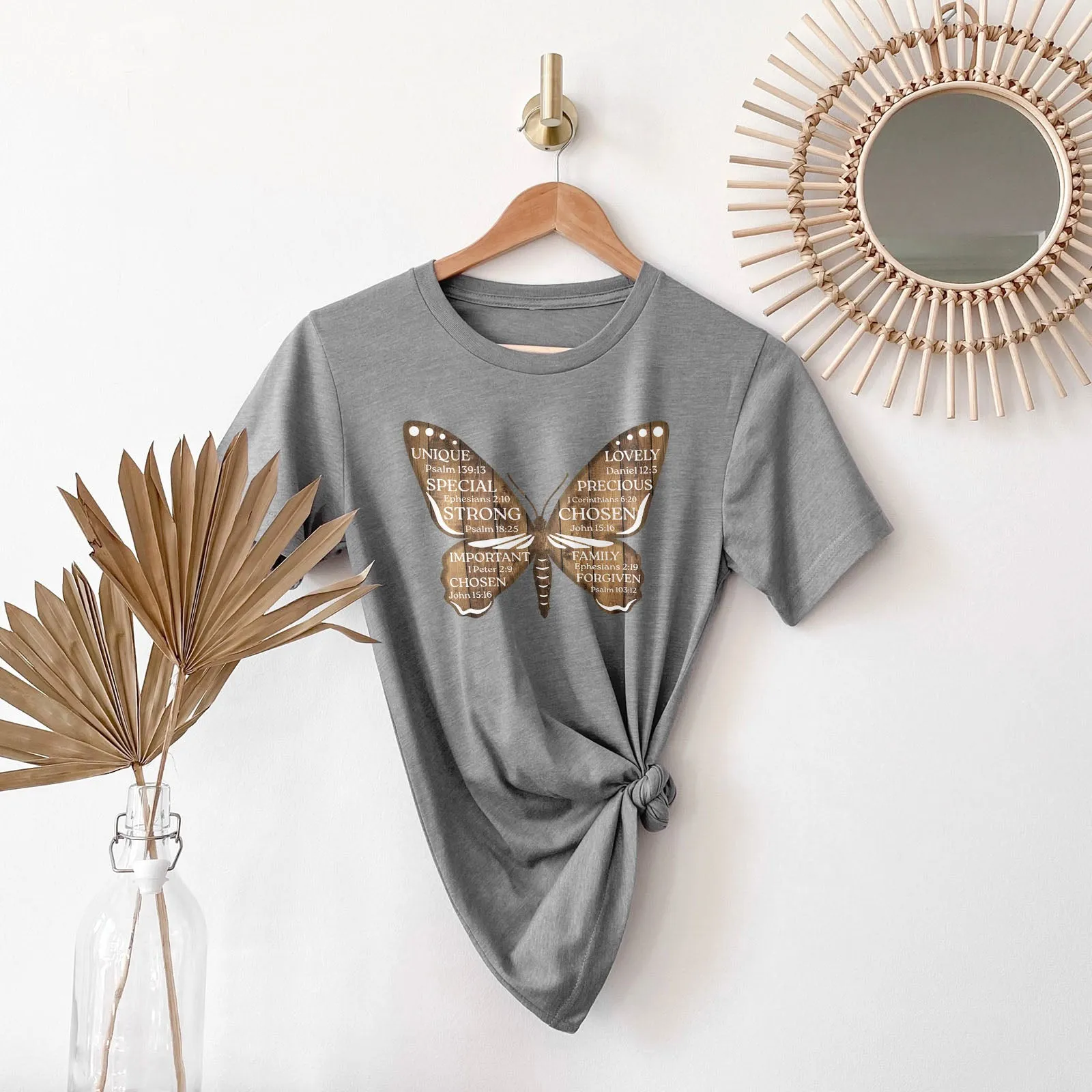 Bible Verse Butterfly Tee