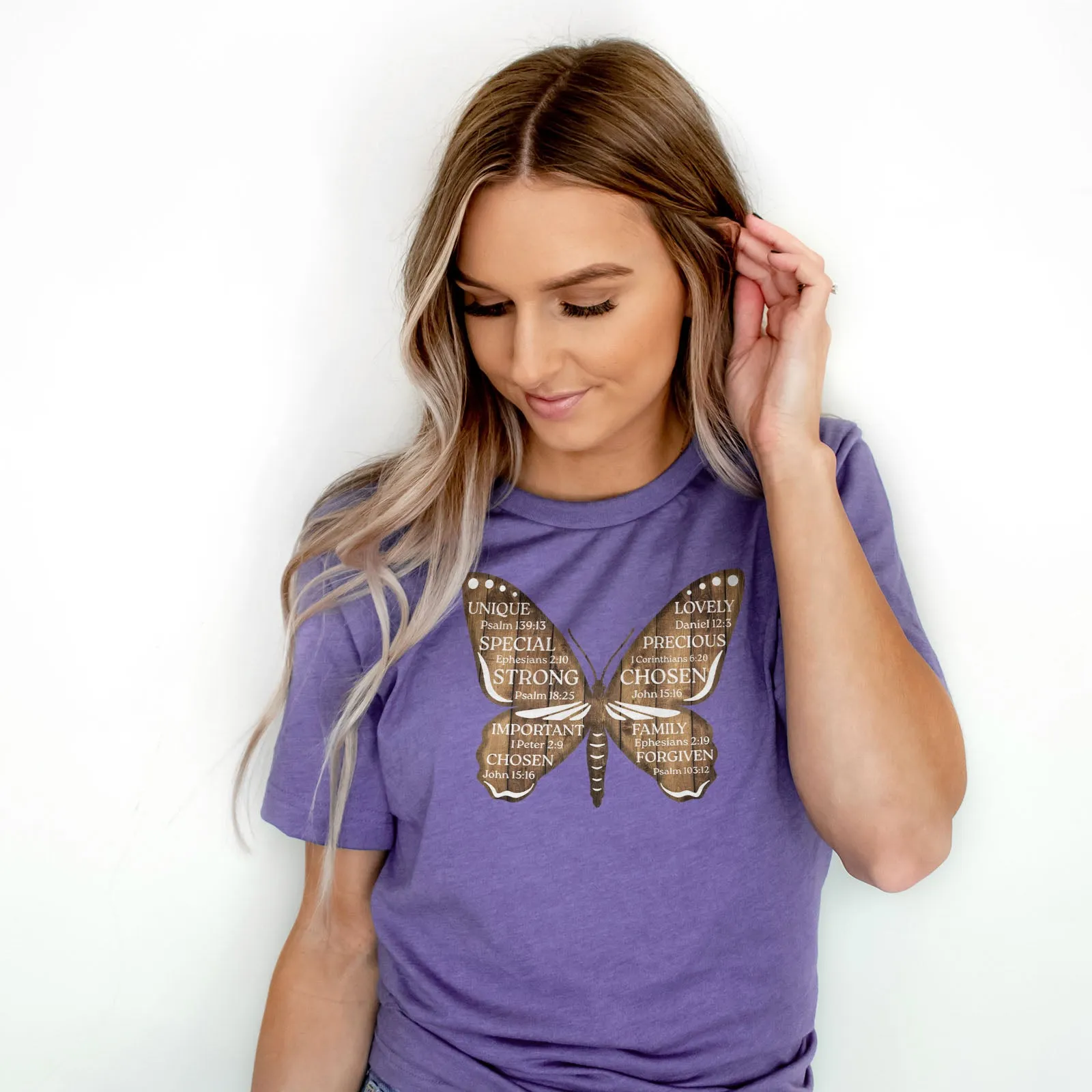 Bible Verse Butterfly Tee