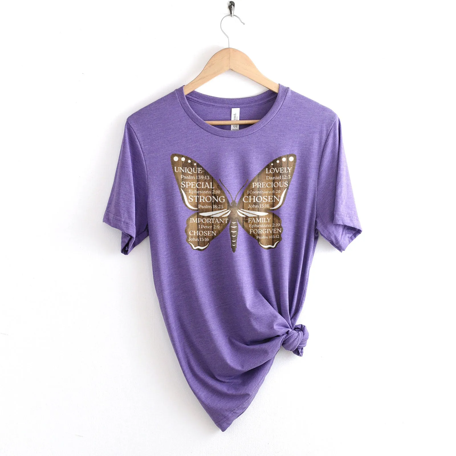 Bible Verse Butterfly Tee