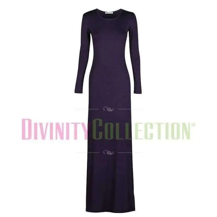 Body Dress Maxi Jersey New Fabric Modal - Navy