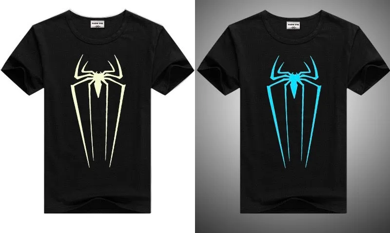 Boys And Girls Spider Glow In The Dark T-Shirts - ONLY 3 LEFT!!!