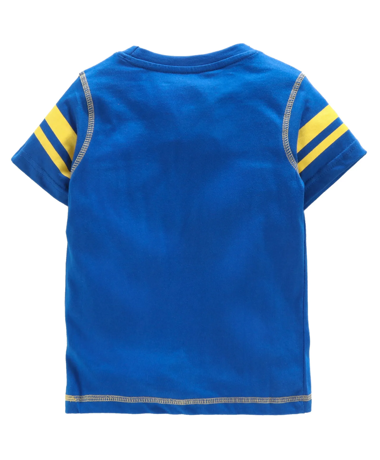 Boys Cotton T-shirt with Print and Knee length Shorts Set