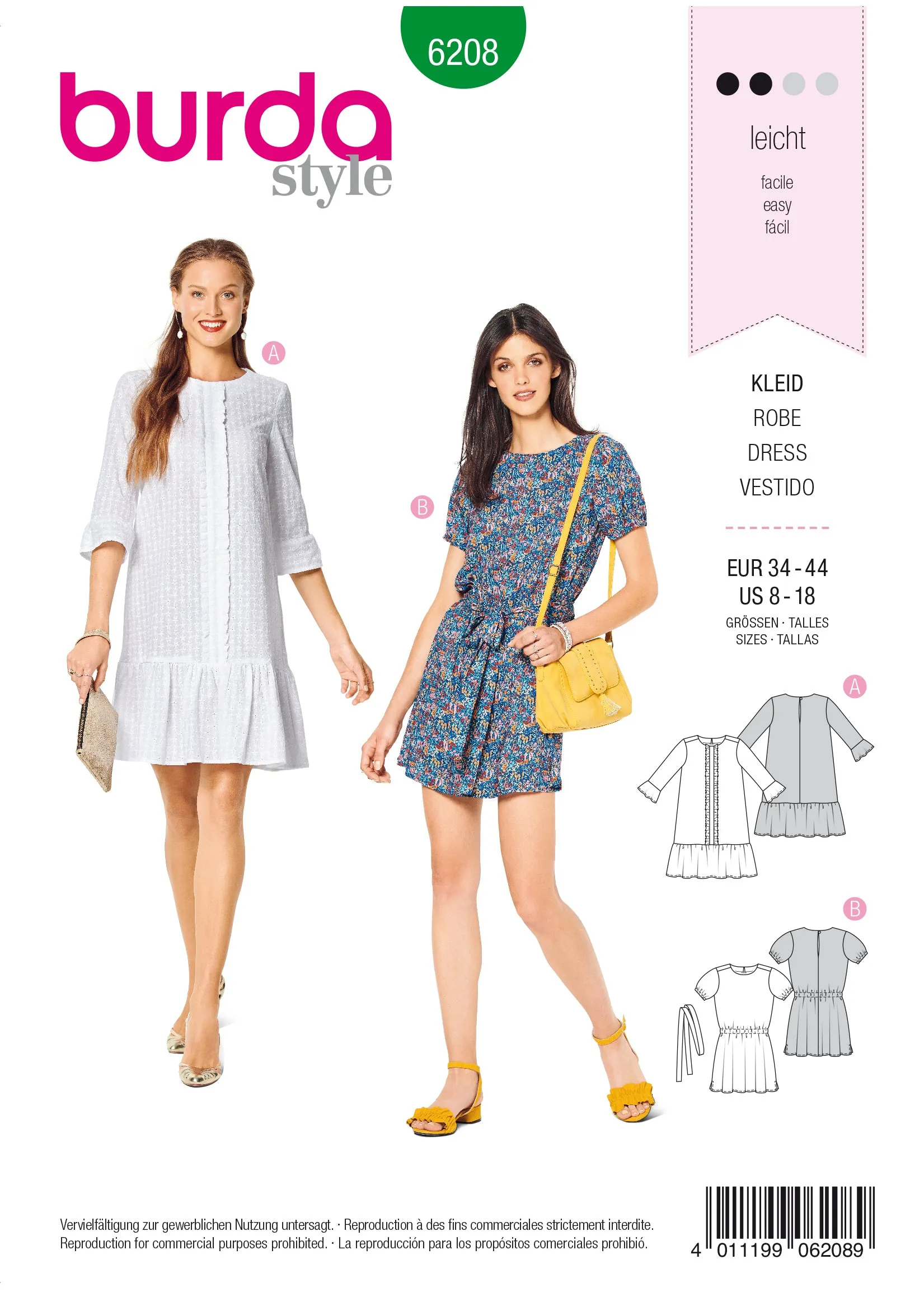 Burda Dresses 6208