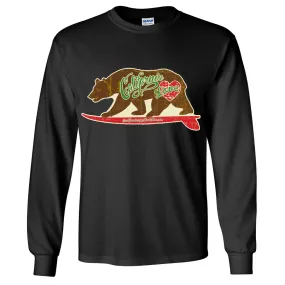 California Love Vintage Surfboard Long Sleeve Shirt