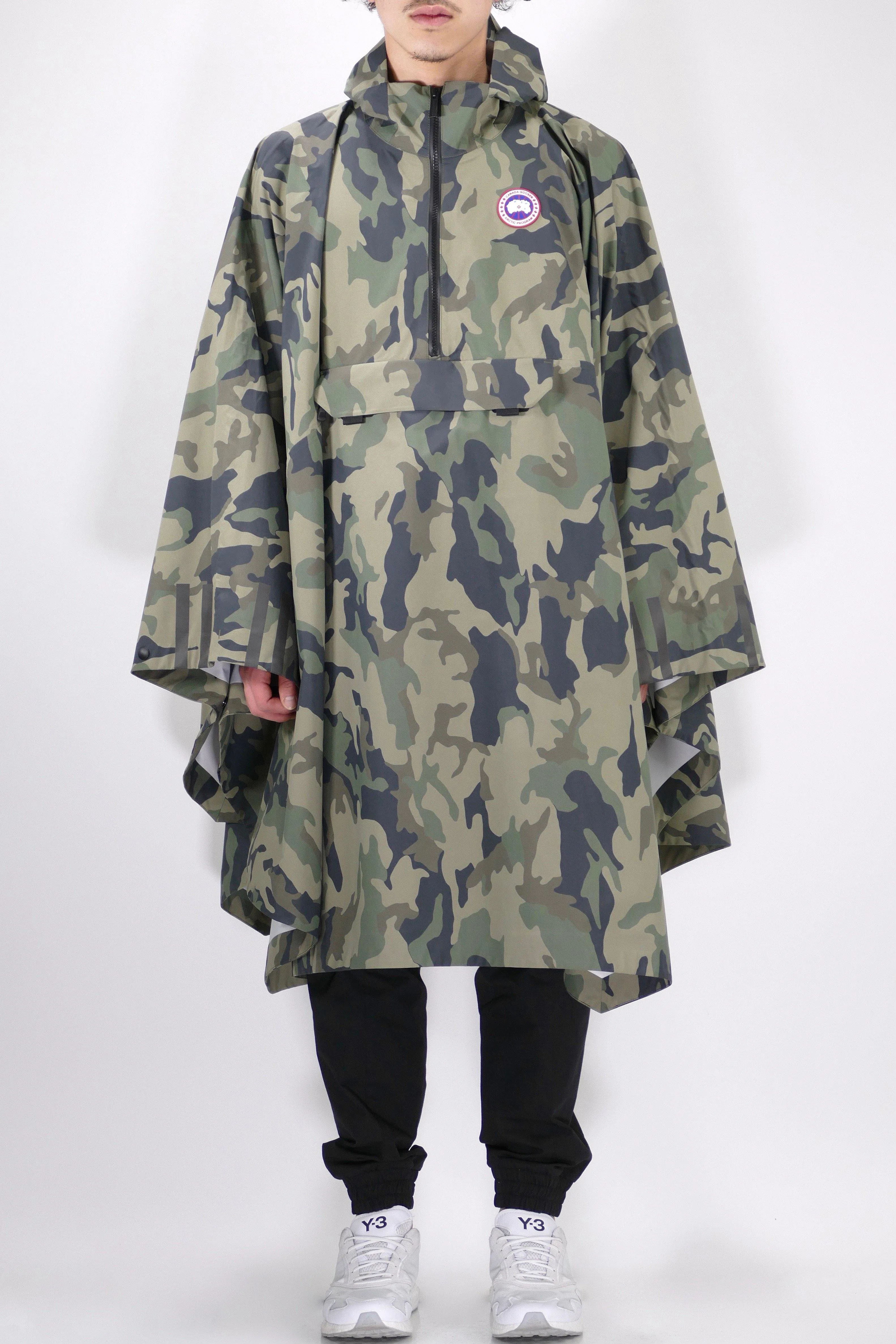 Canada Goose Mens Rain Poncho Field - Camo