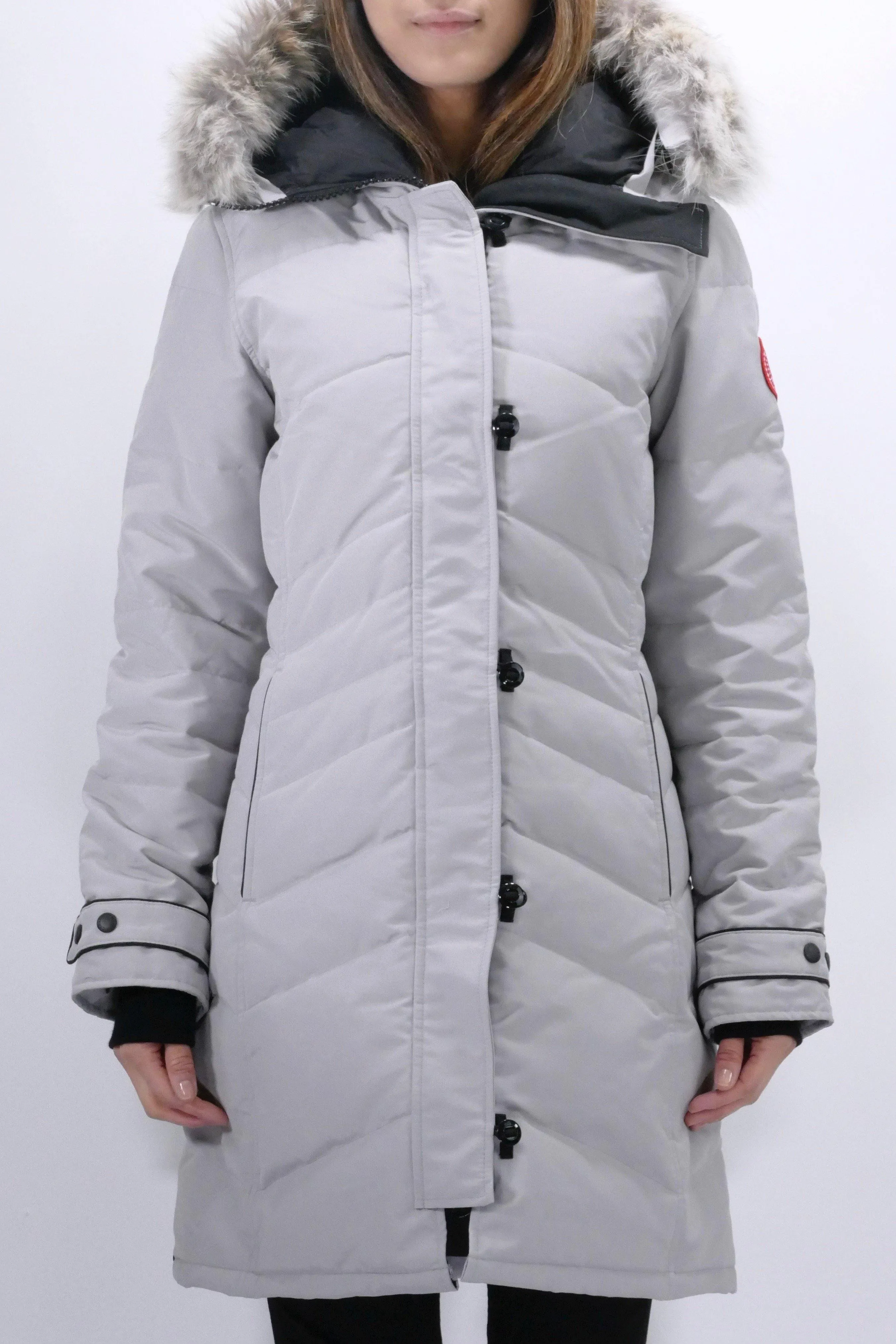 Canada Goose Womens Down *Parka Lorette  - Moonstone Grey