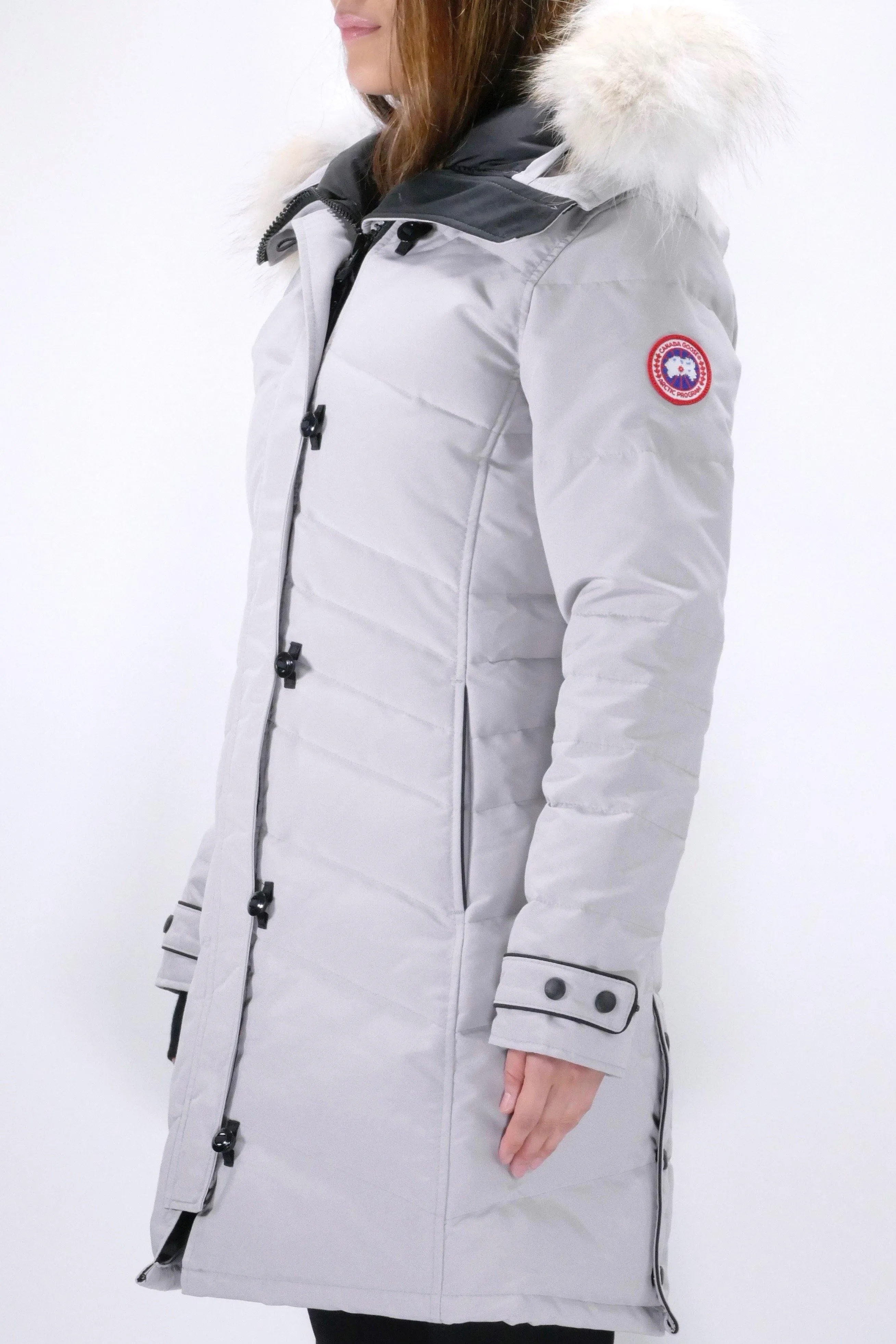 Canada Goose Womens Down *Parka Lorette  - Moonstone Grey