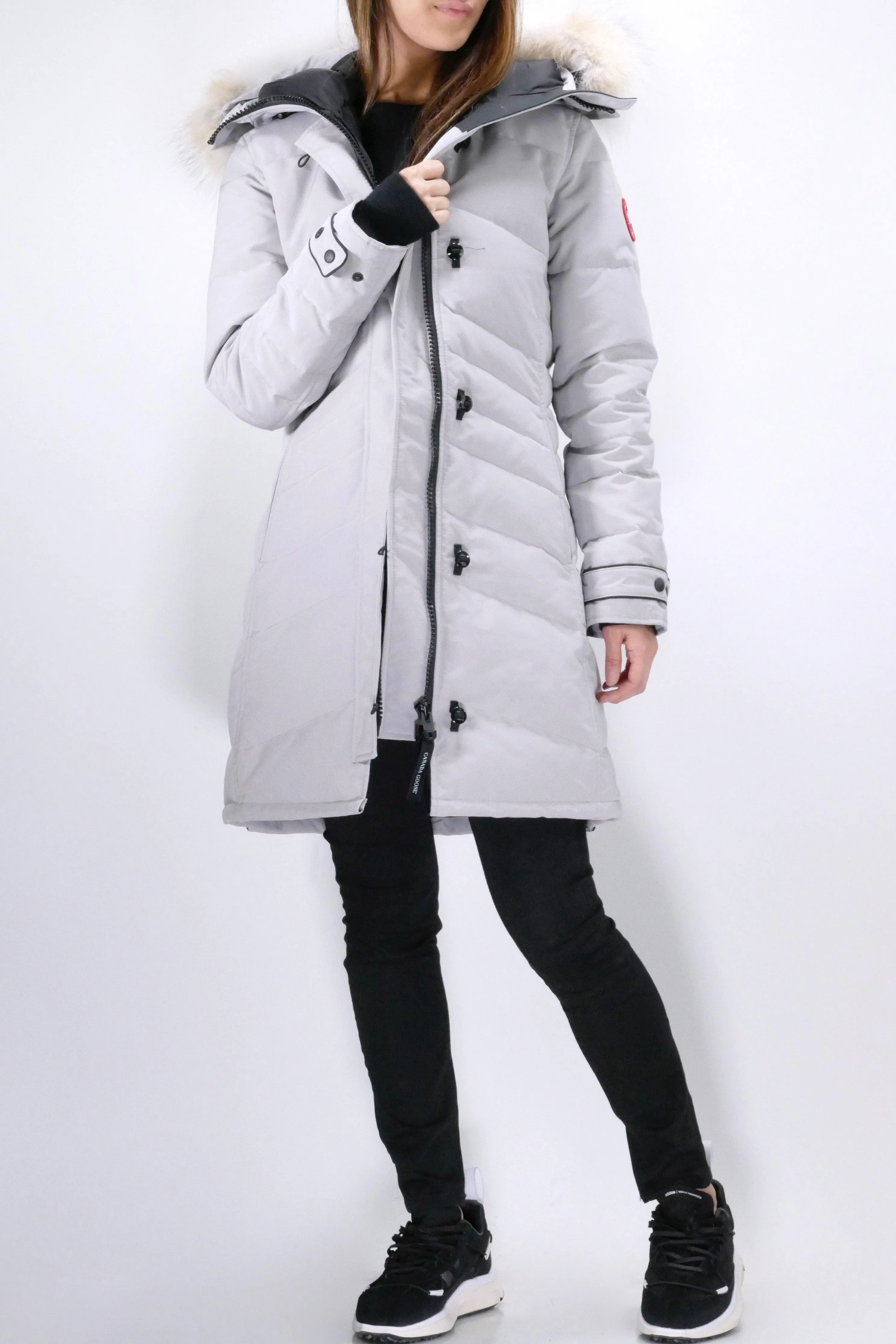 Canada Goose Womens Down *Parka Lorette  - Moonstone Grey