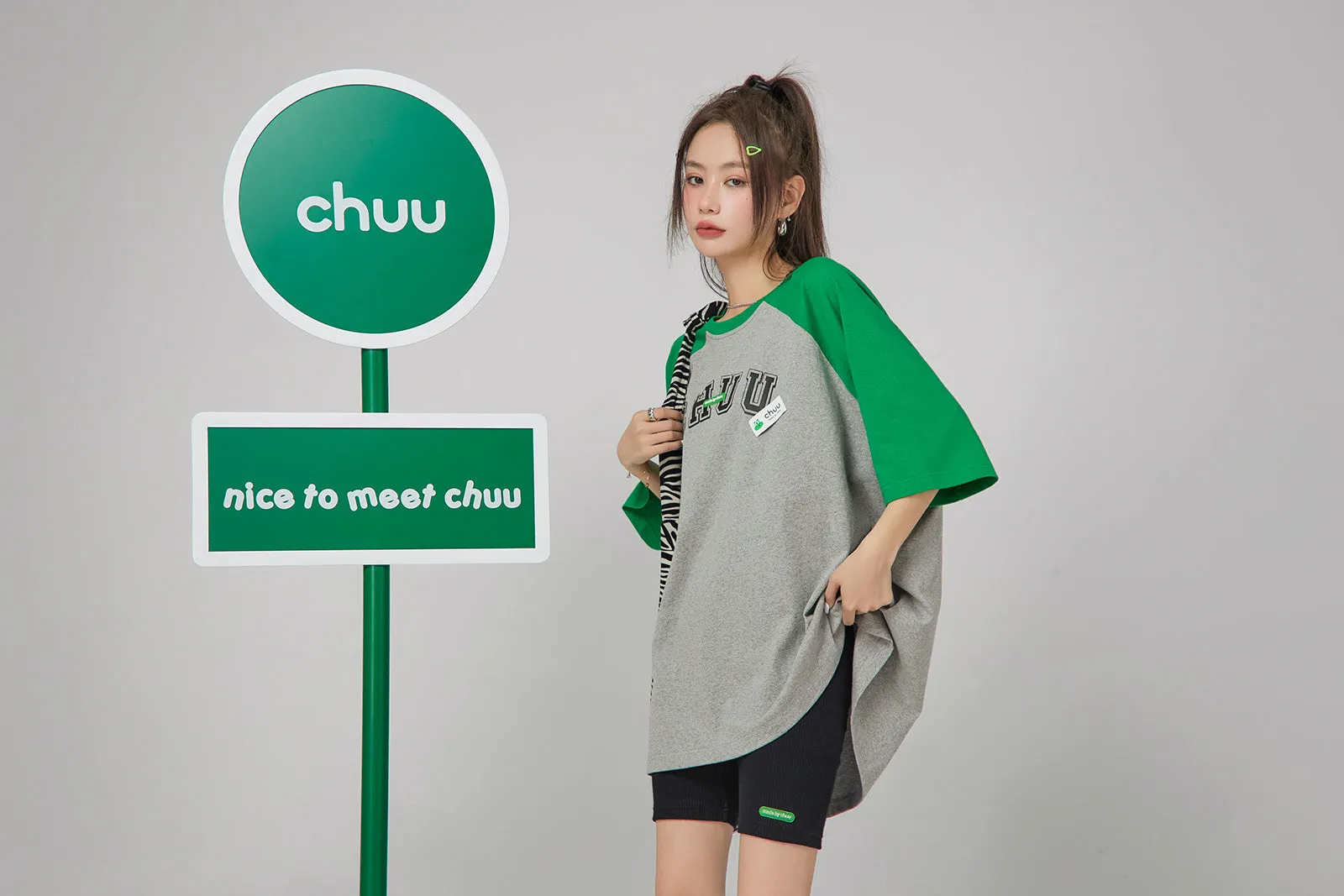 Chuu College Oversized T-Shirt