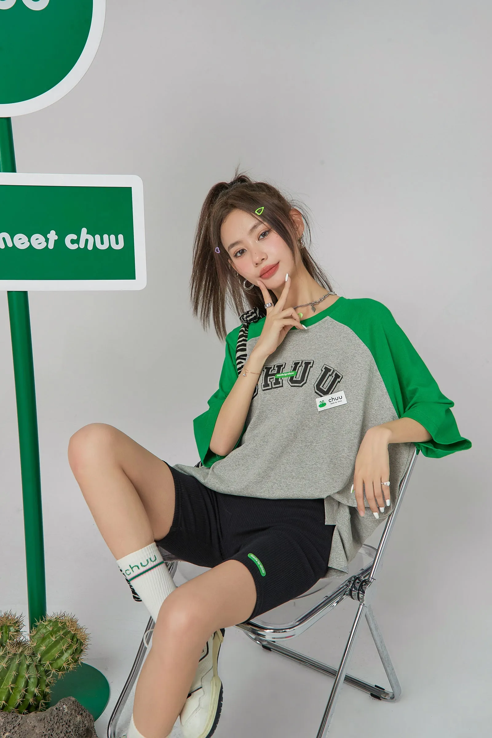 Chuu College Oversized T-Shirt