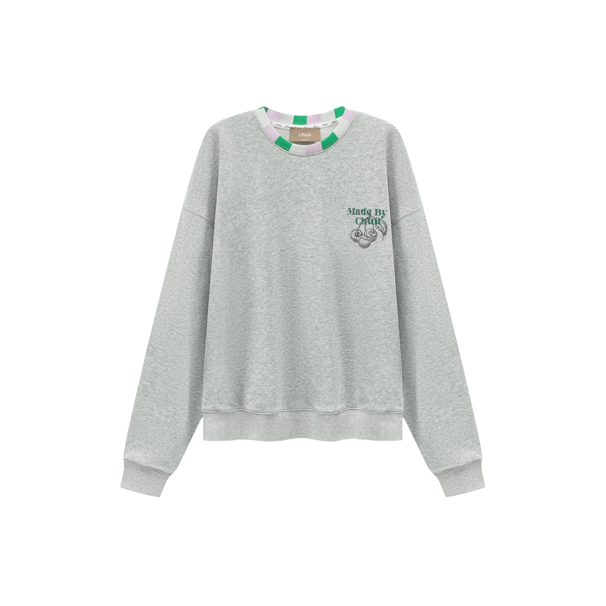 Chuu Heart Printing Sweater