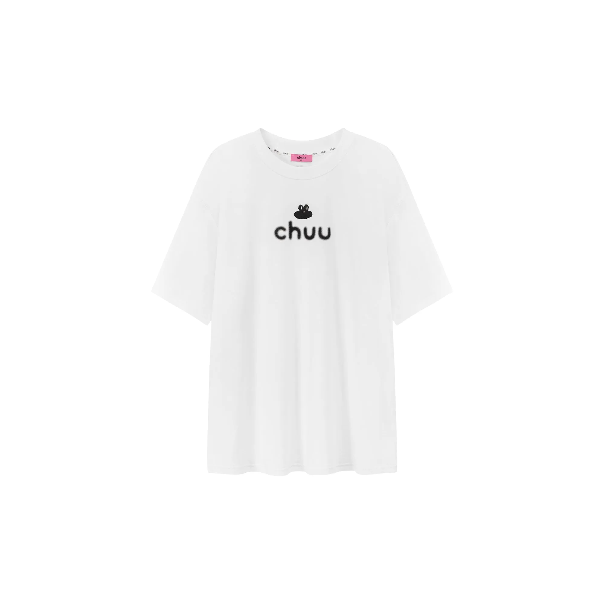 Chuu Lettering Basic Loose-Fitting T-Shirt