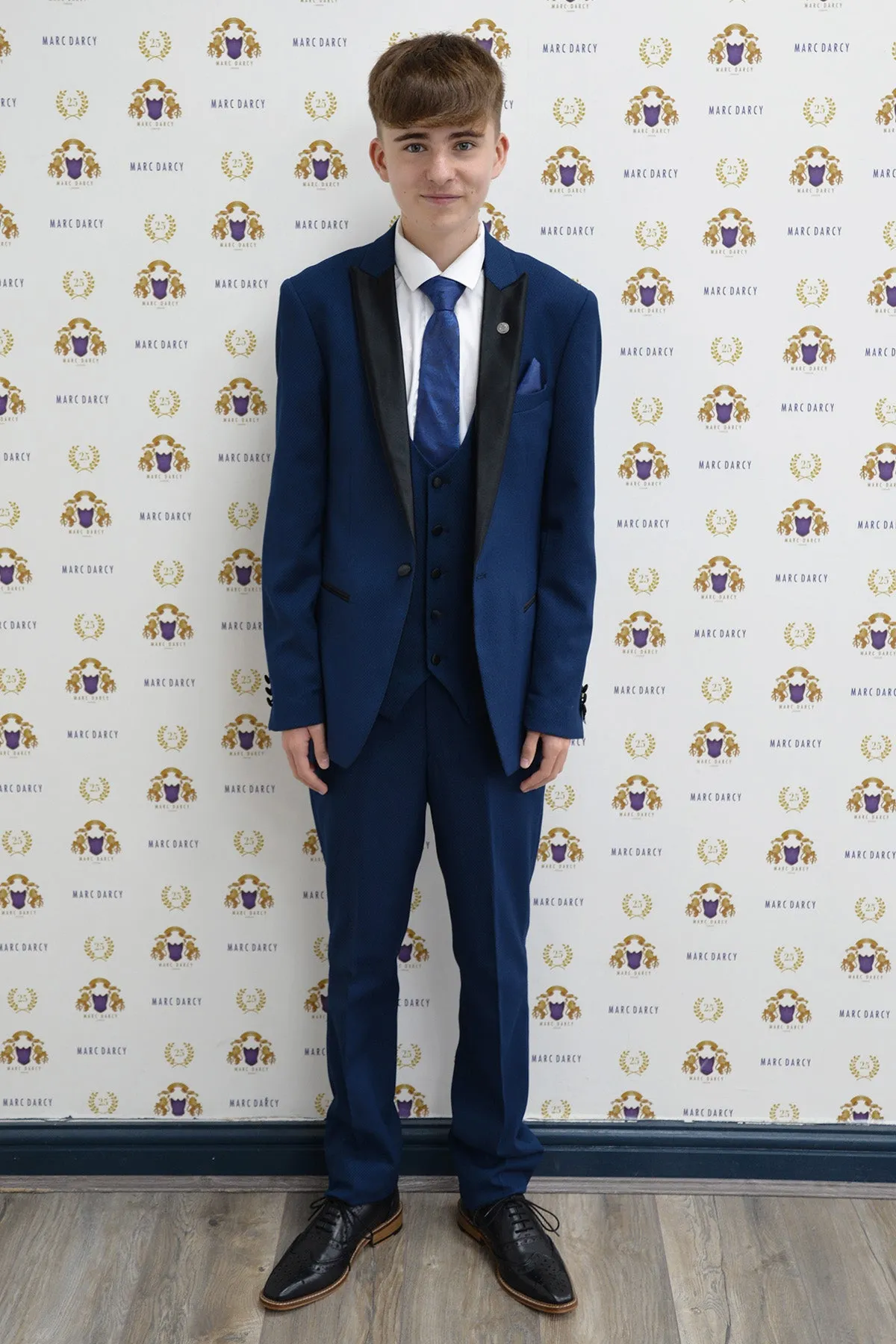 Coronation Streets Liam Connor (Charlie Wrenshall) In DALTON Royal Blue Tux Suit