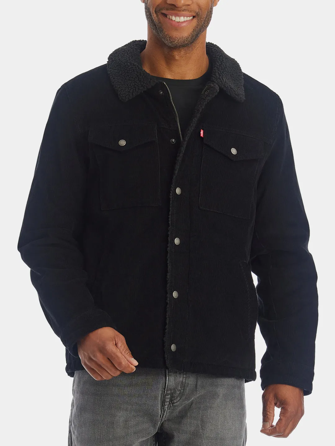 Courduroy Sherpa Lined Depot Jacket