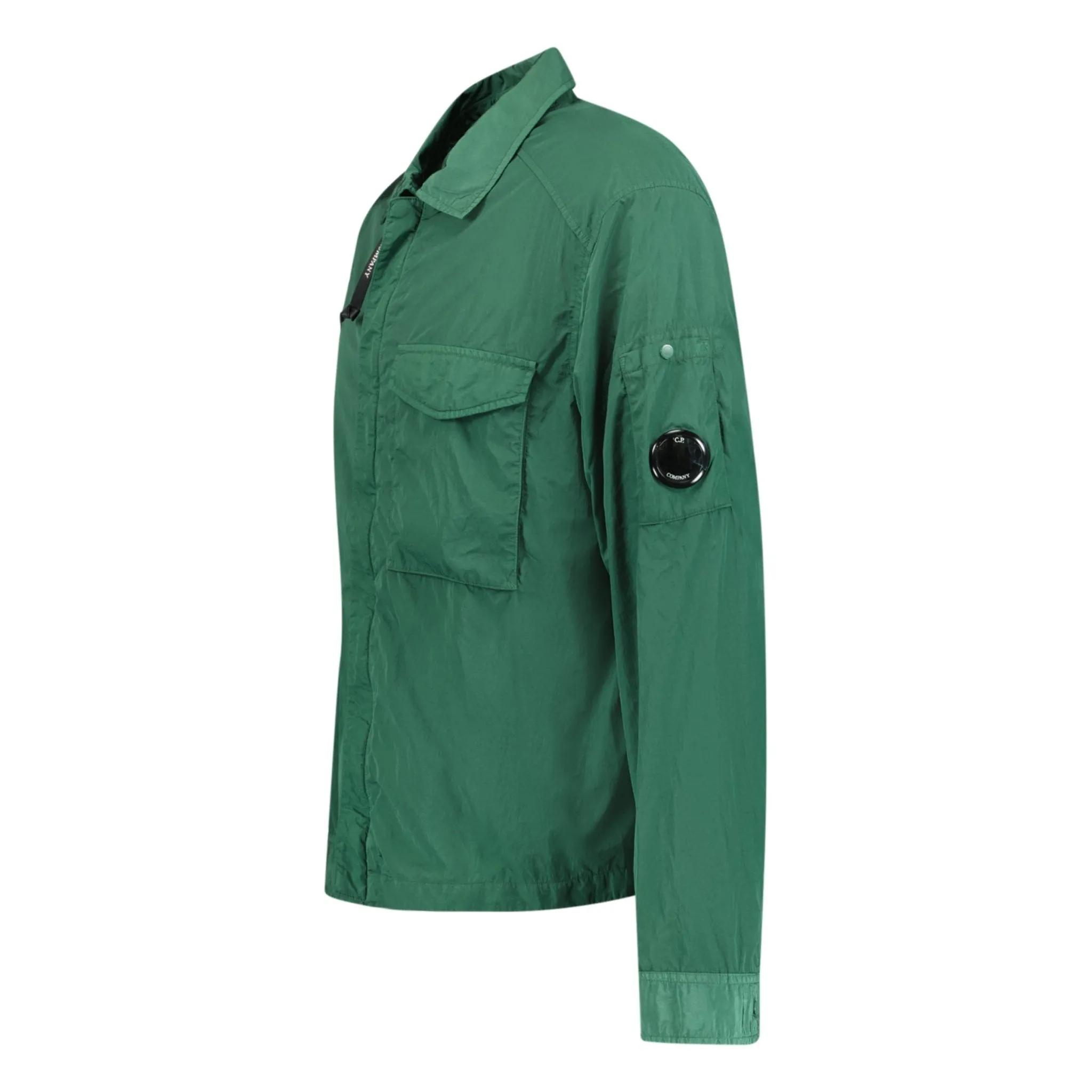 CP COMPANY CHROME-R POCKET OVERSHIRT GREEN