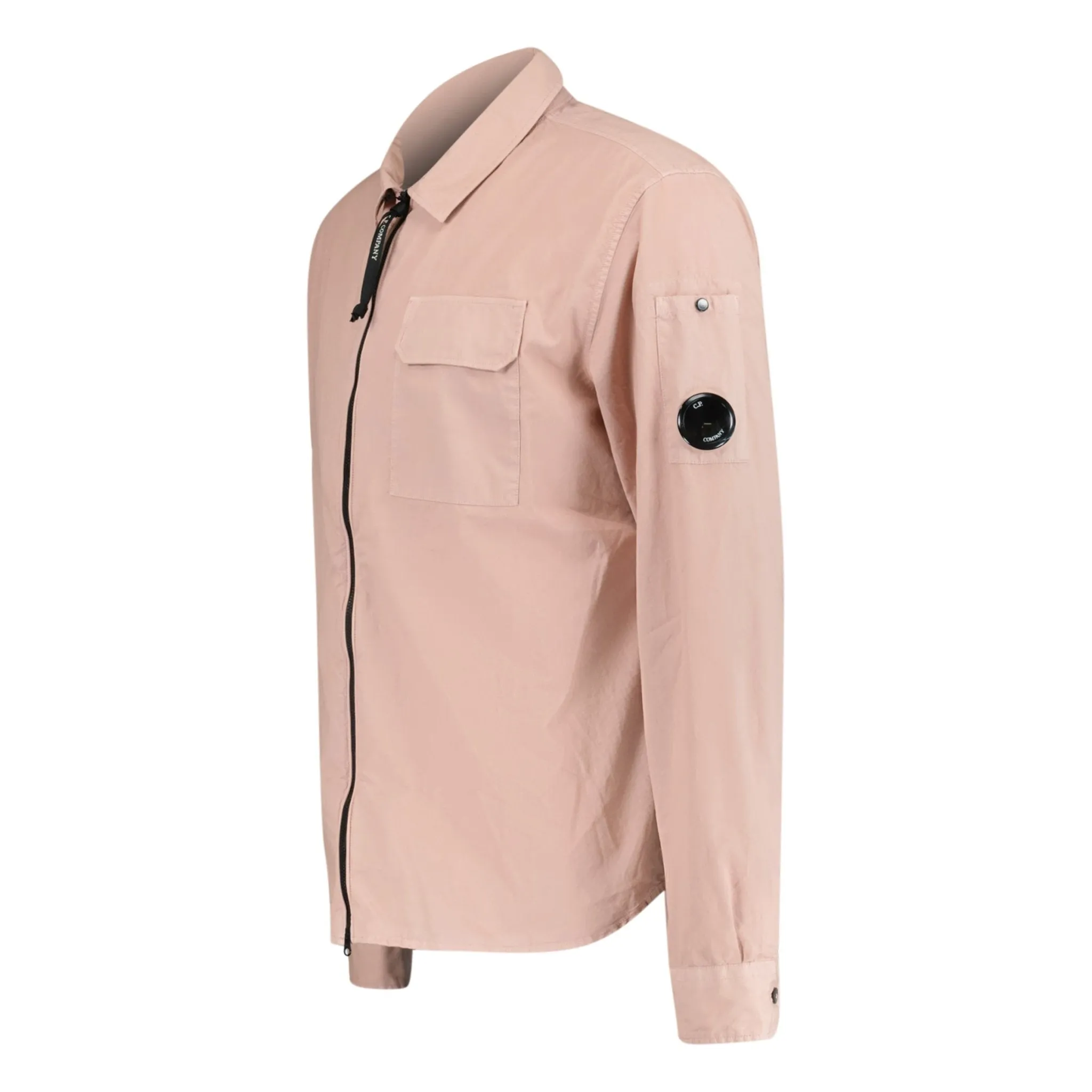 CP COMPANY LENS OVERSHIRT ROSE