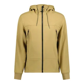 CP COMPANY Softshell Goggle Hood Jacket Sand