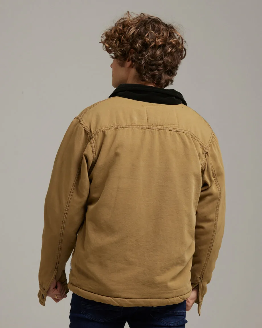 DELMONTE MEN'S WORKER JACKET | TOBACCO