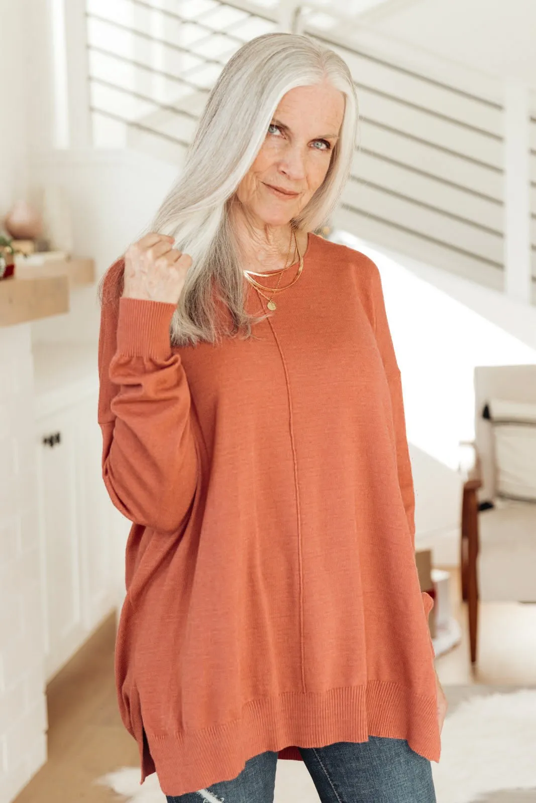 DOORBUSTER Show Off Sweater in Blush