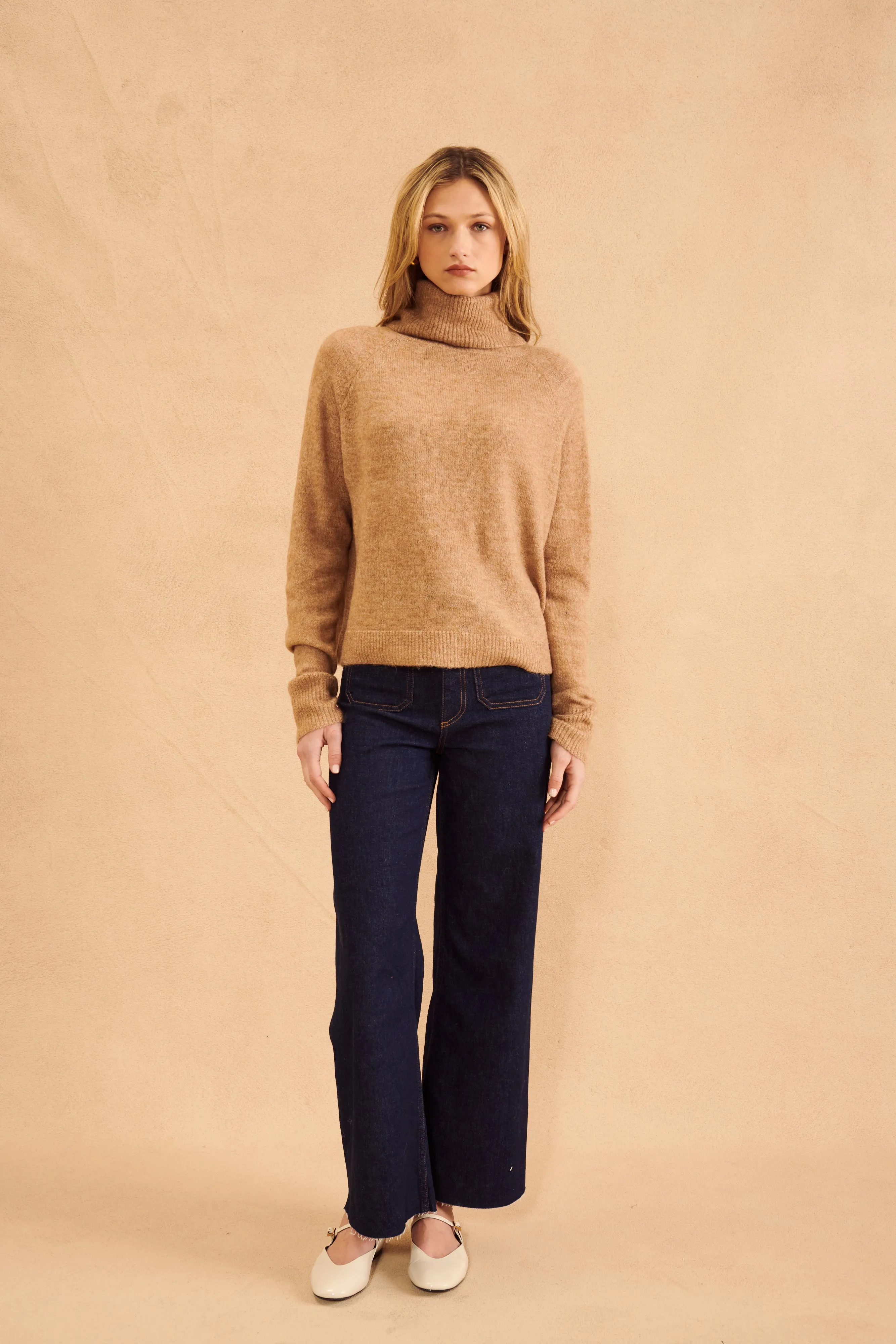 EMMETT SLOUCH NECK SWEATER