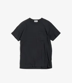 Engineered Garments Workaday Plain Cross Crew Neck T-Shirt - Black