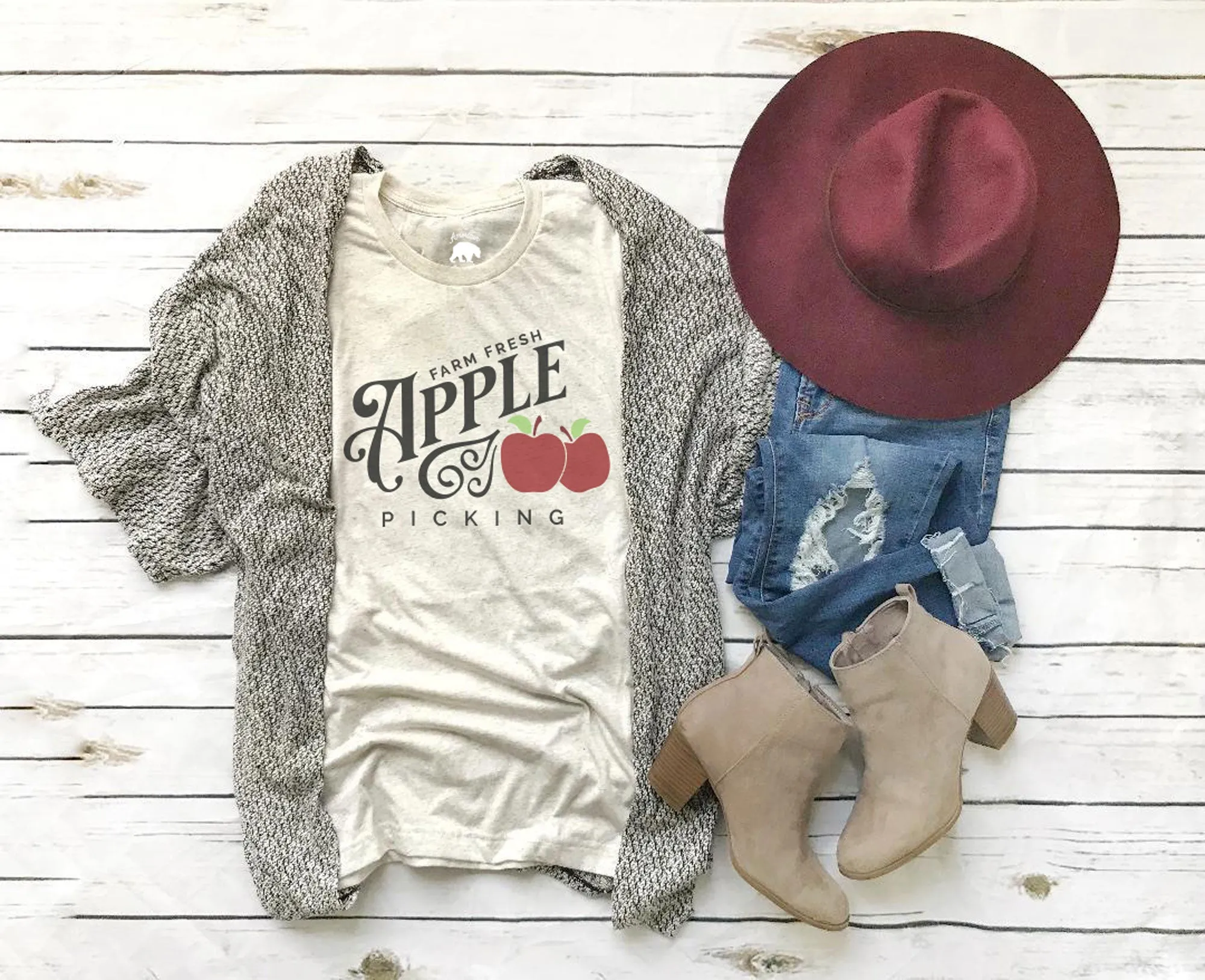 Farm Fresh Apple Picking Shirts