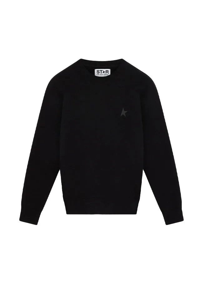 Golden Goose Black Archibald Star Sweatshirt