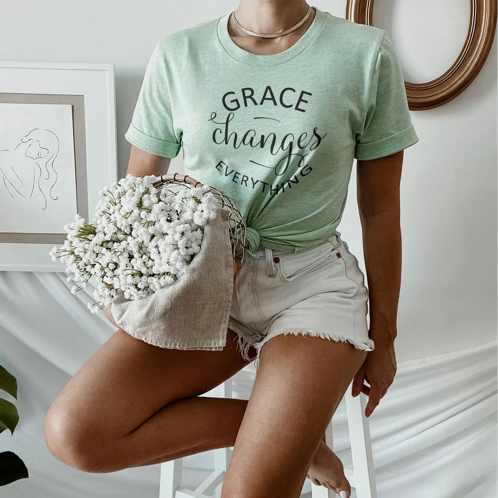 Grace Changes Everything - Round Tee