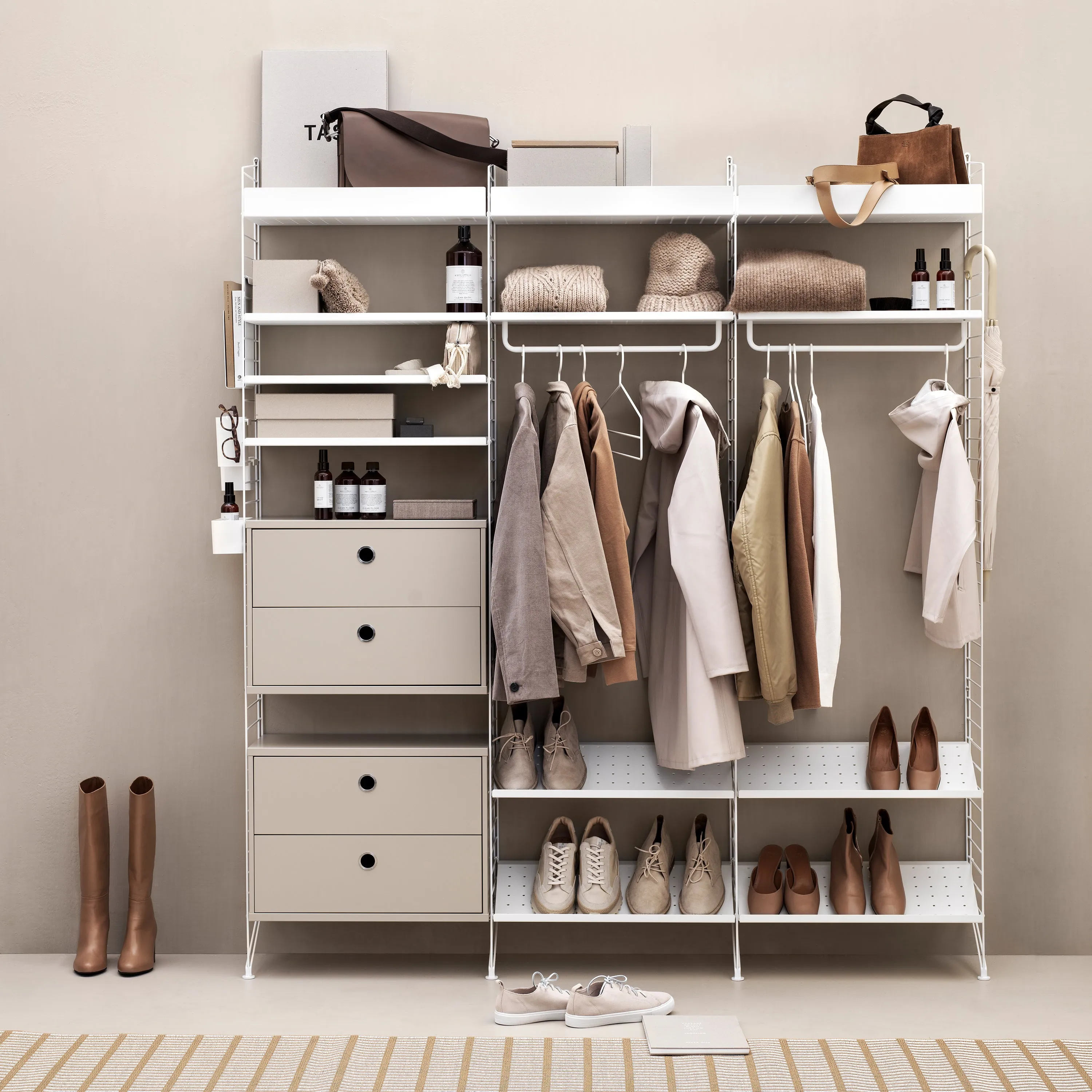 Hallway Shelving Unit