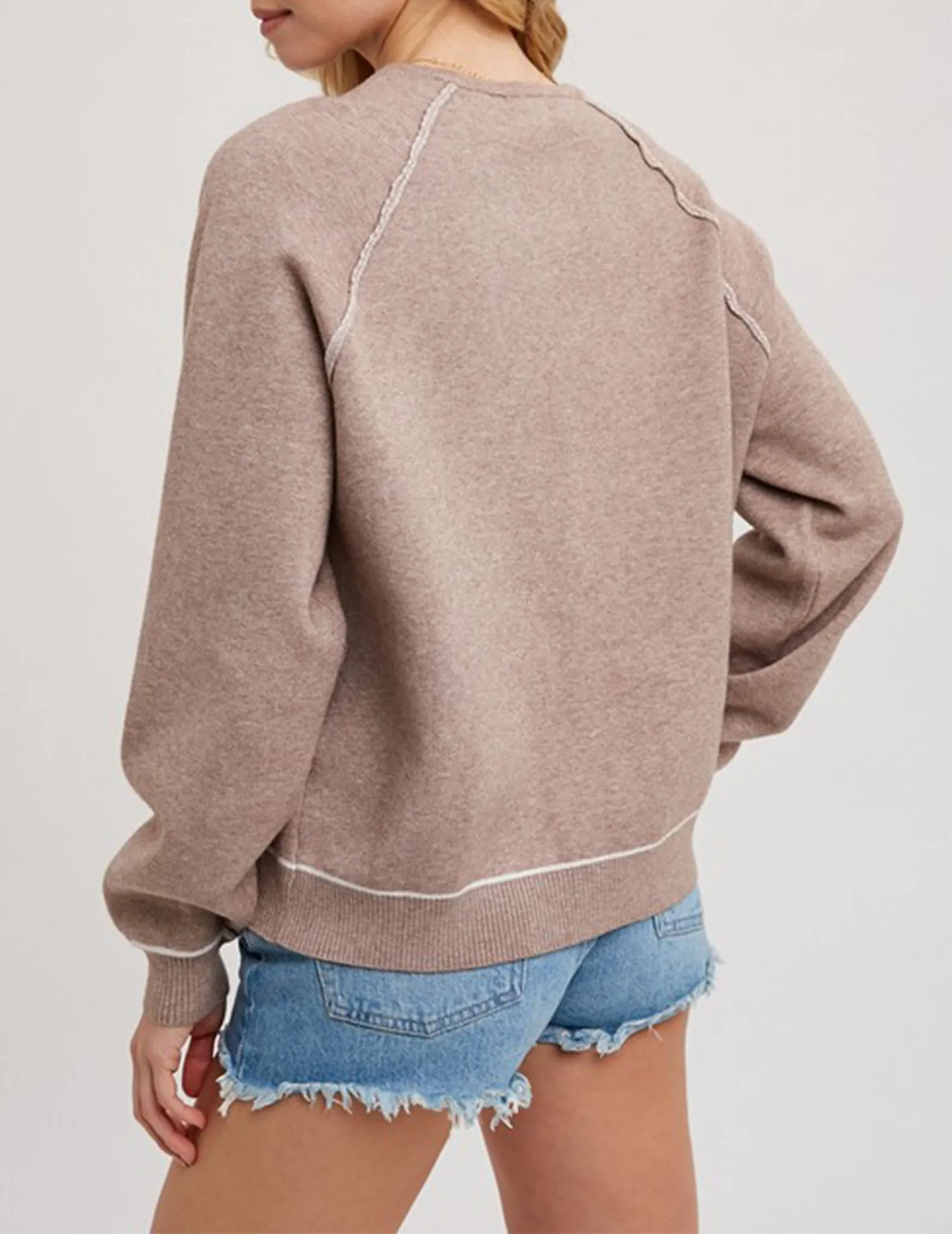 Hettie French Terry Knit Pullover