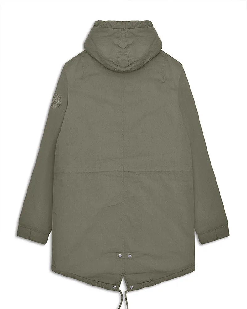 Lambretta Men's SS1400 M-51 Parka Coat Khaki Green