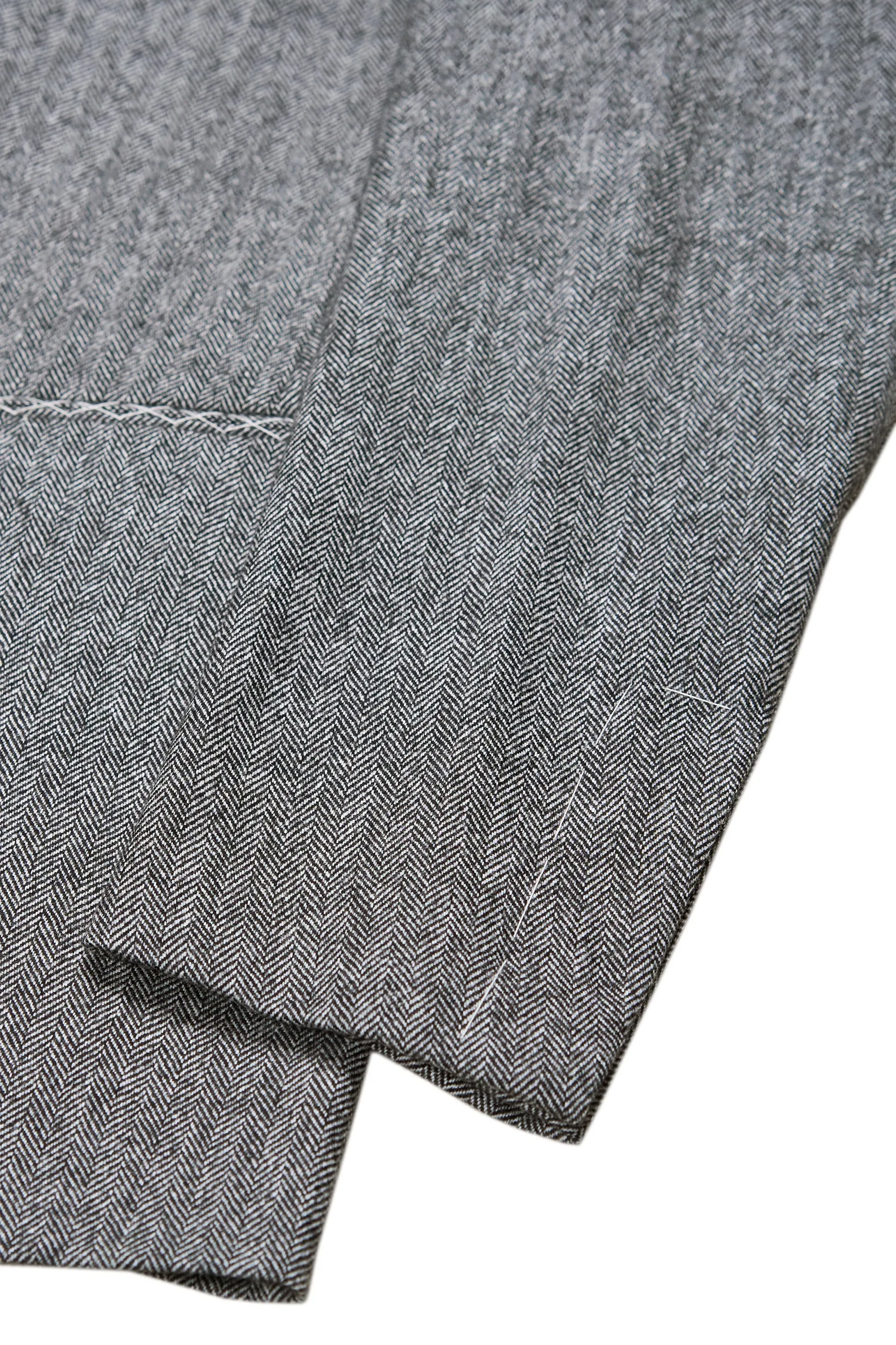 Liverano Grey Standeven Art 19067 Wool Cashmere Herringbone Sport Coat