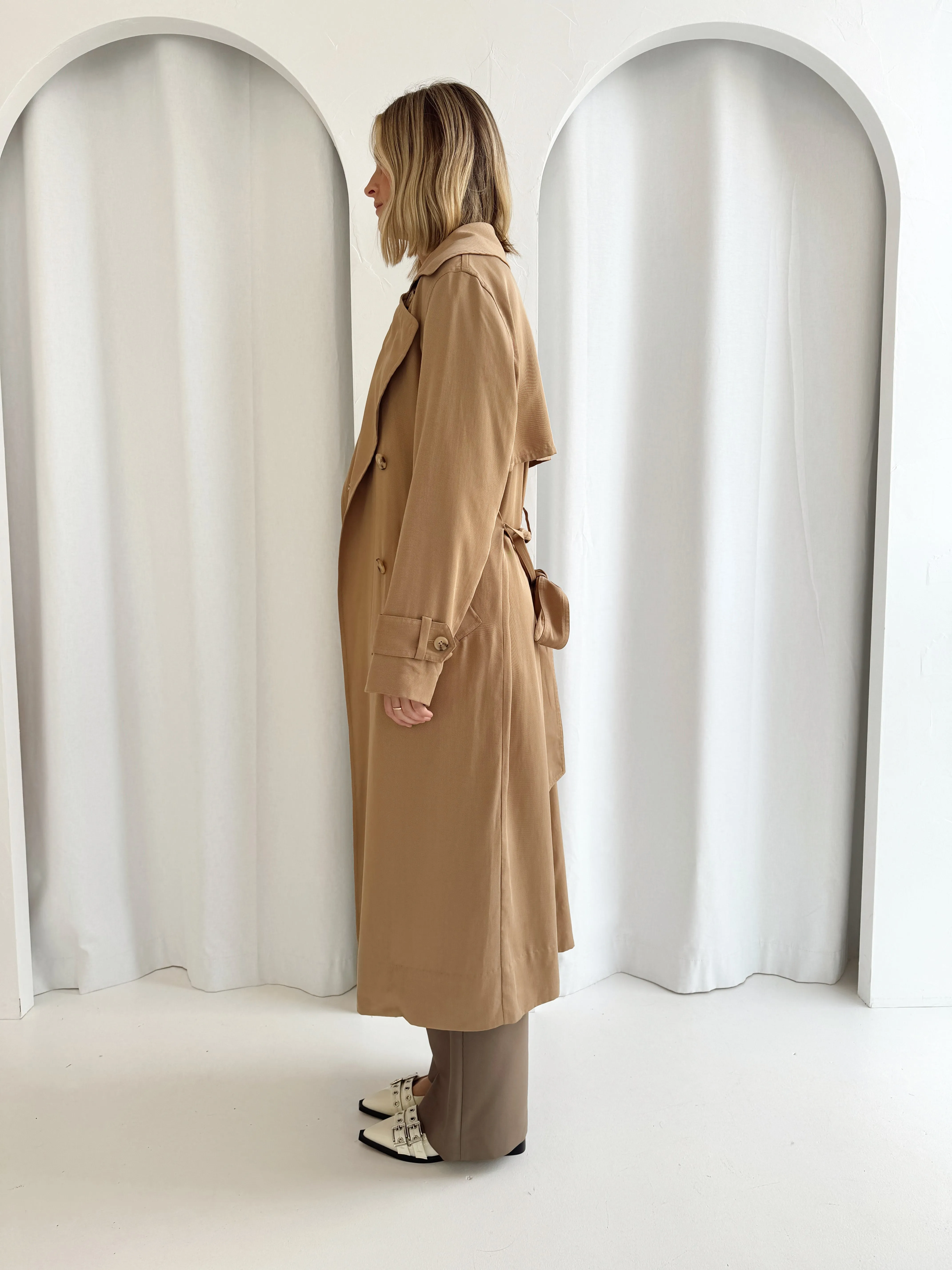 Malene Trench Coat - Camel