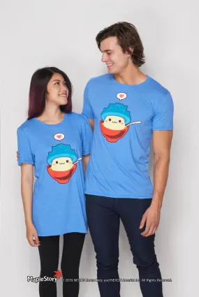 MapleStory New Horny Mushroom T-Shirt Blue